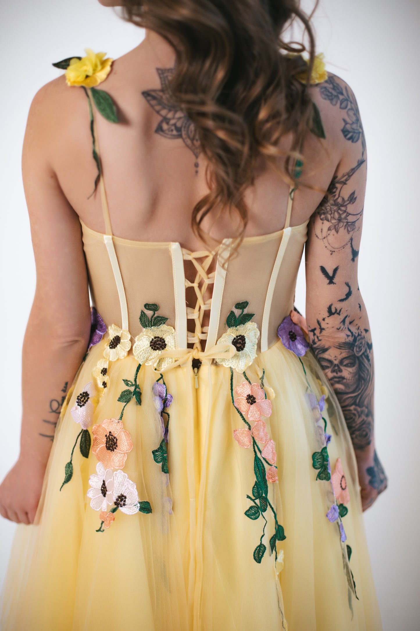 Spring Flowers Midi Dress
