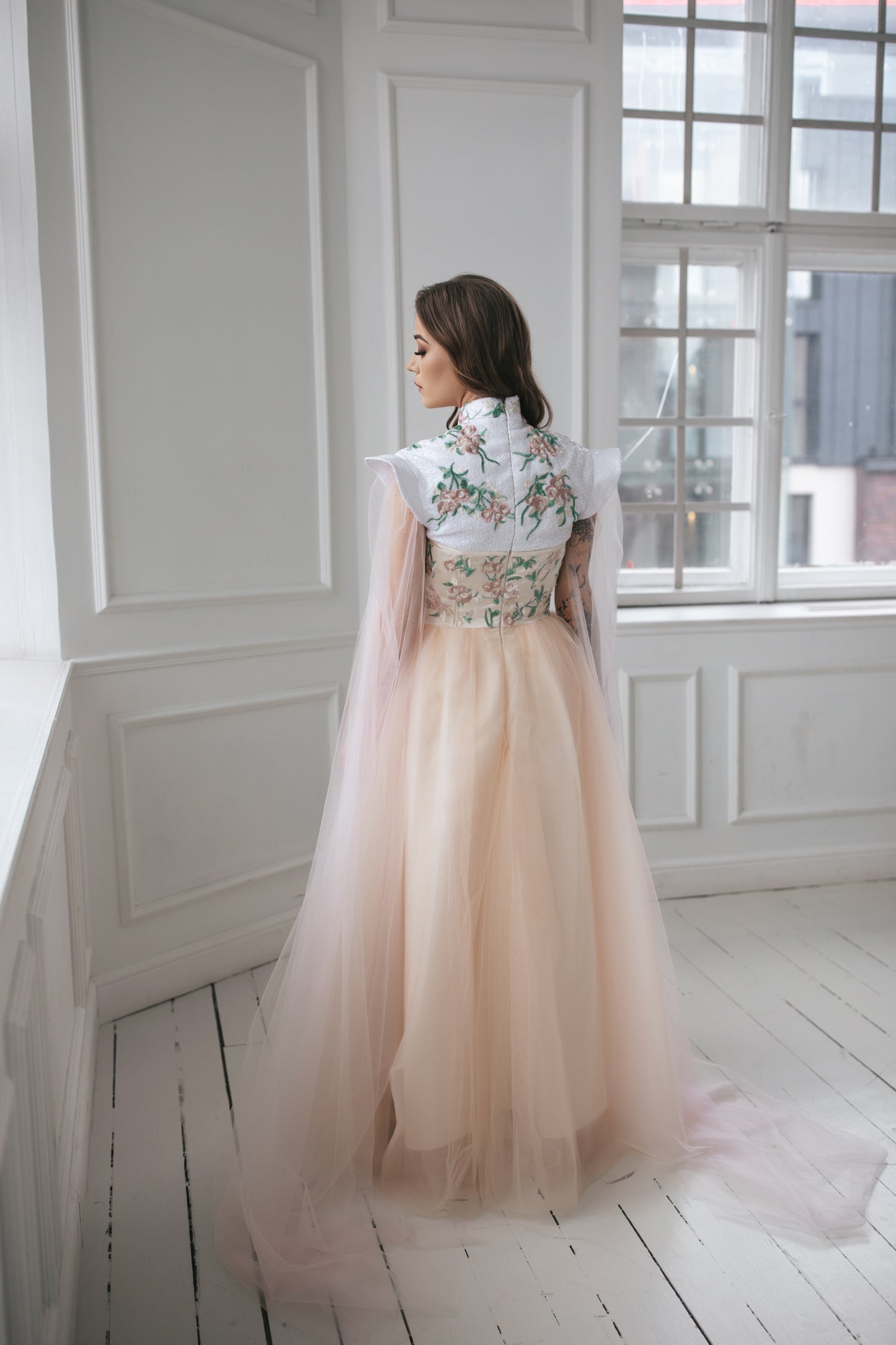 Romantic Floral Fairy Gown