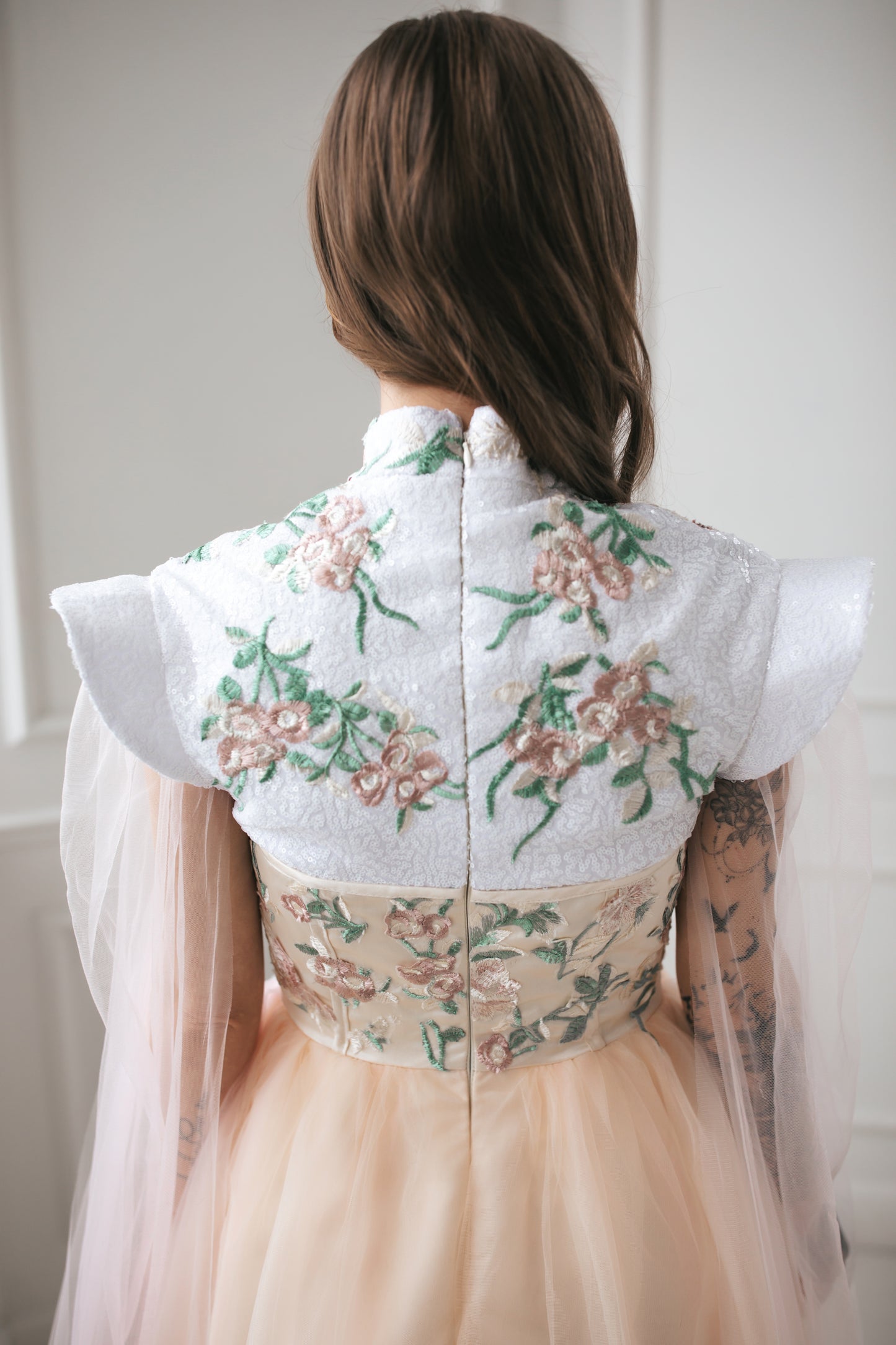 Romantic Floral Fairy Gown