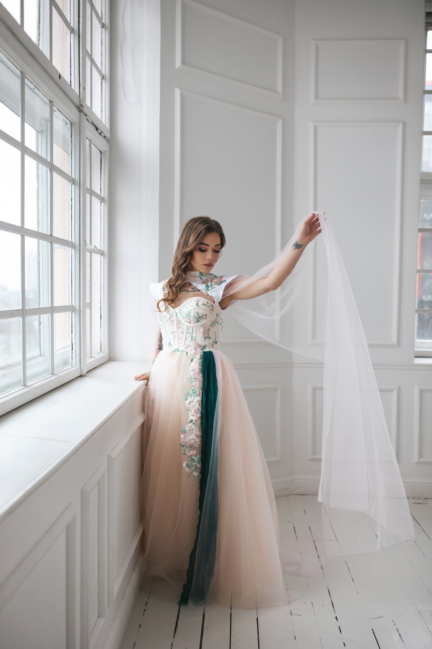 Romantic Floral Fairy Gown