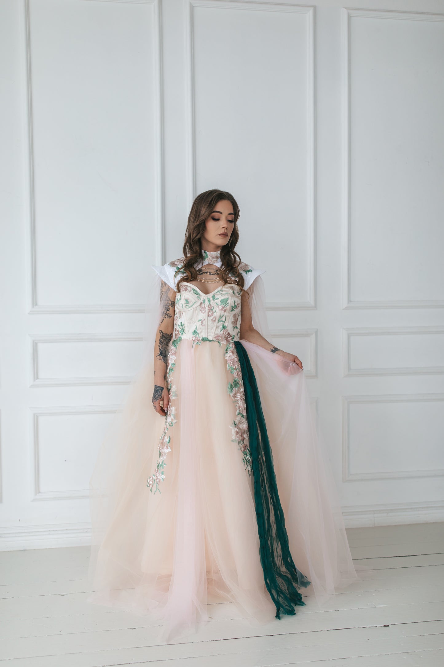 Romantic Floral Fairy Gown