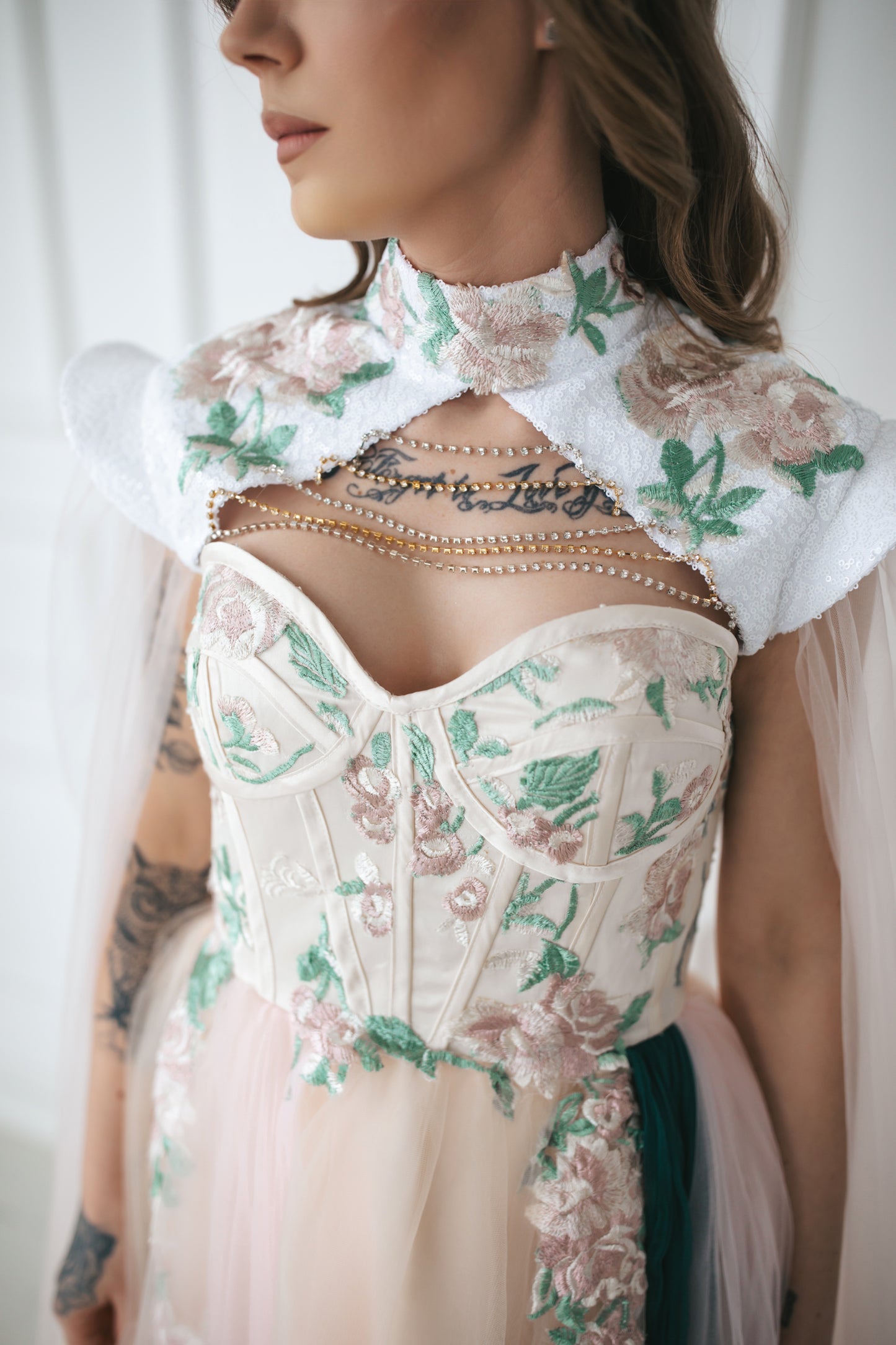 Romantic Floral Fairy Gown