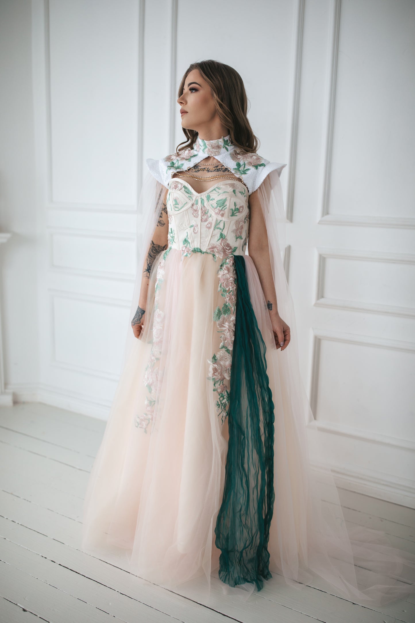 Romantic Floral Fairy Gown