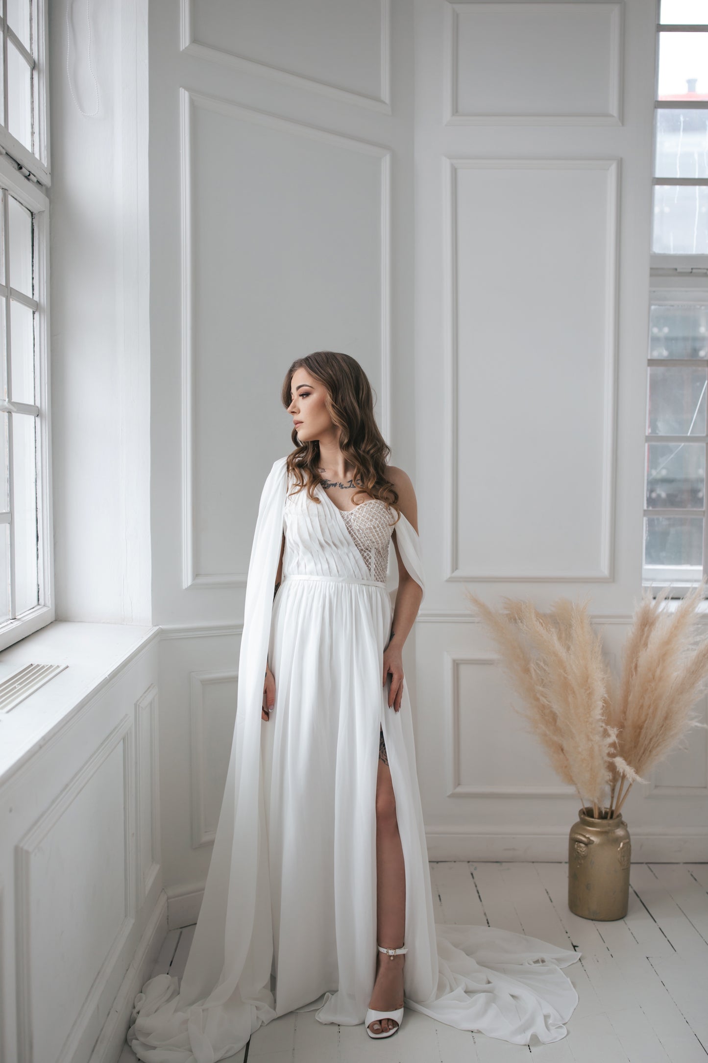 Bohemian Goddess Wedding Dress