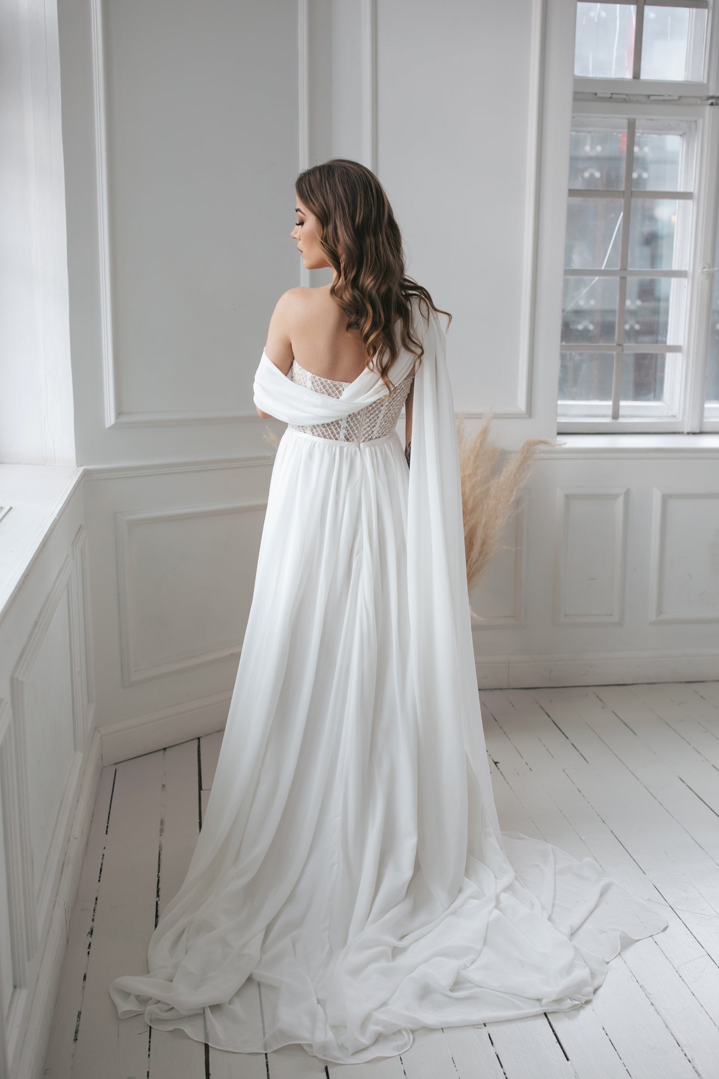 Bohemian Goddess Wedding Dress