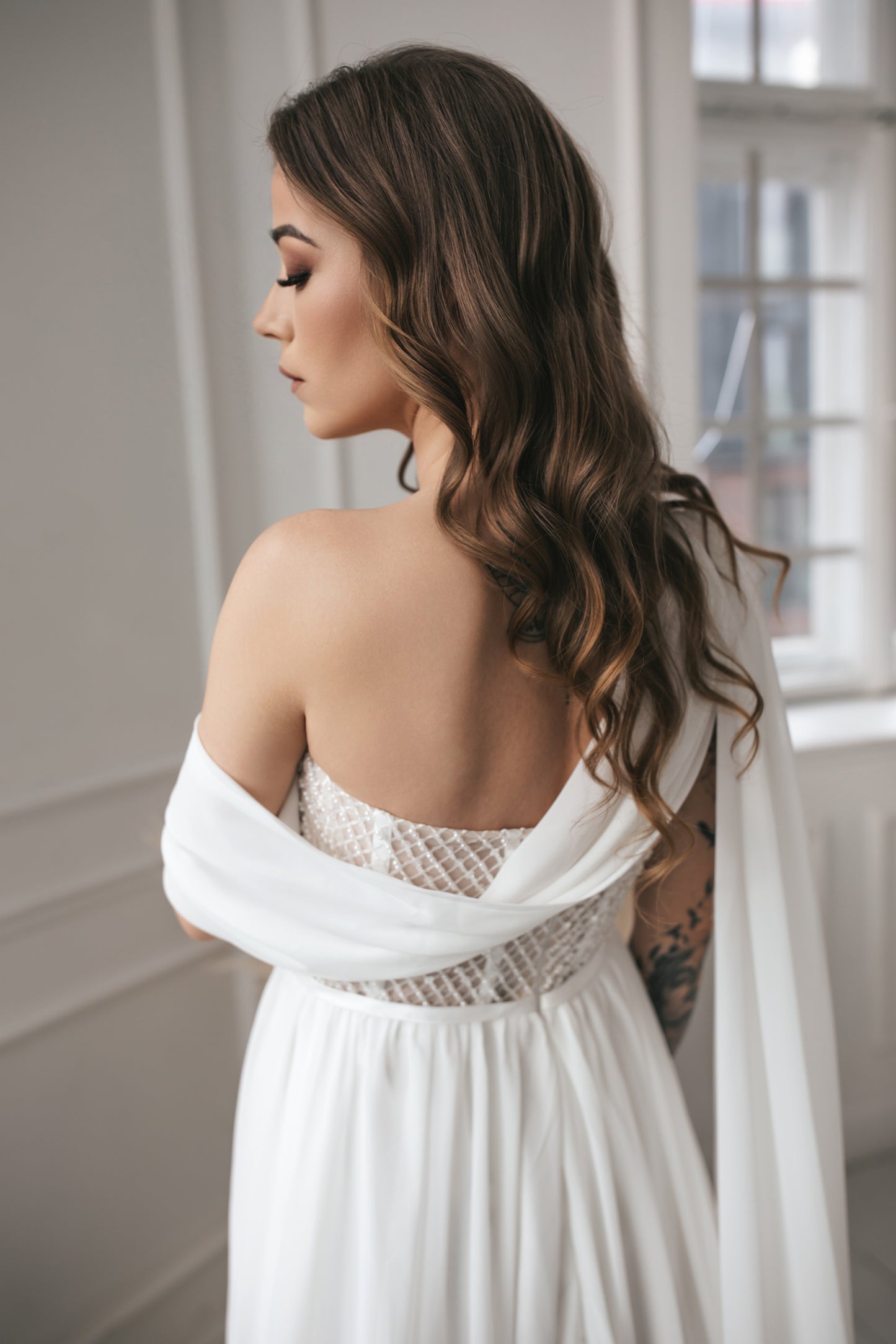 Bohemian Goddess Wedding Dress