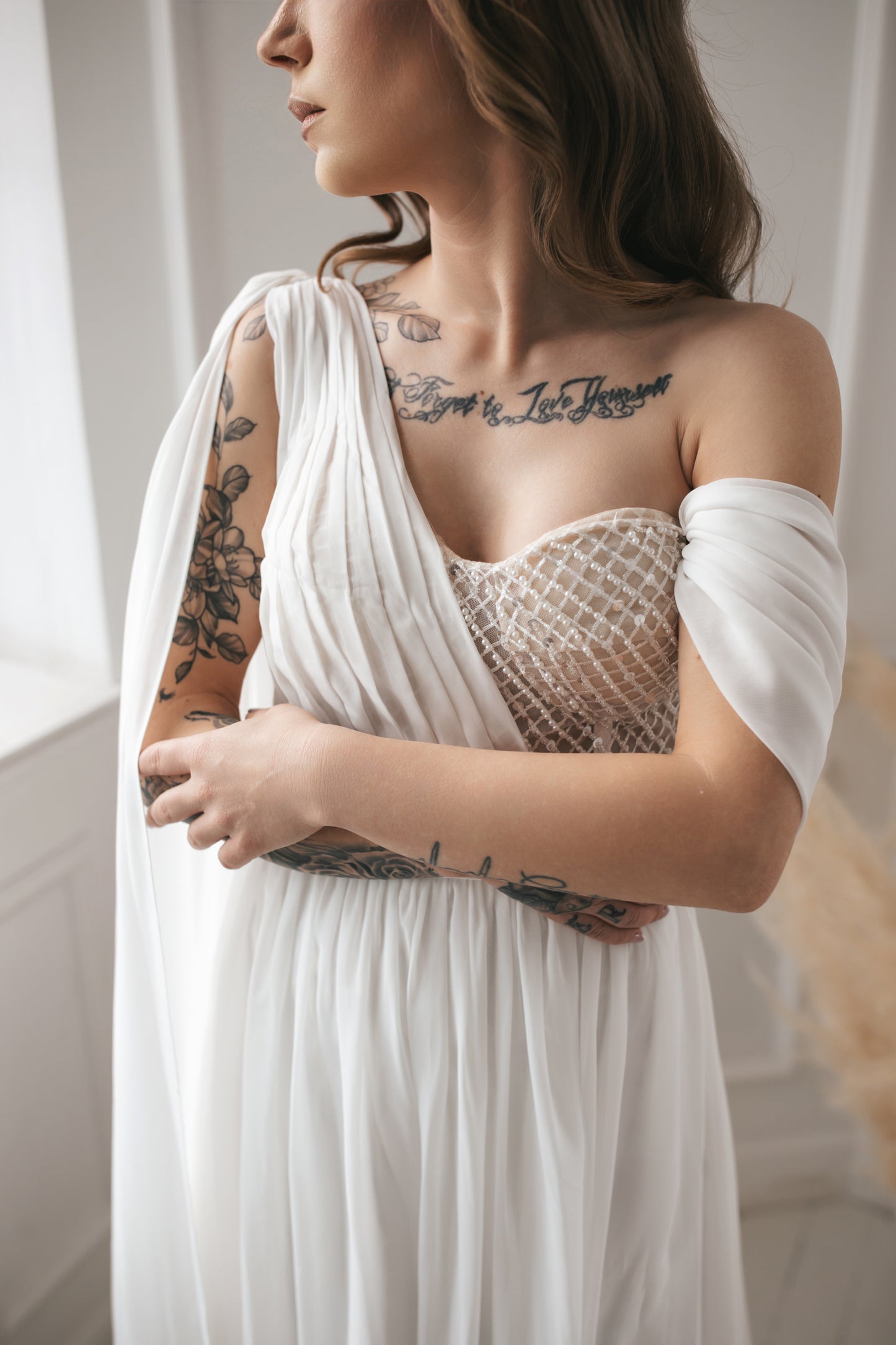 Bohemian Goddess Wedding Dress