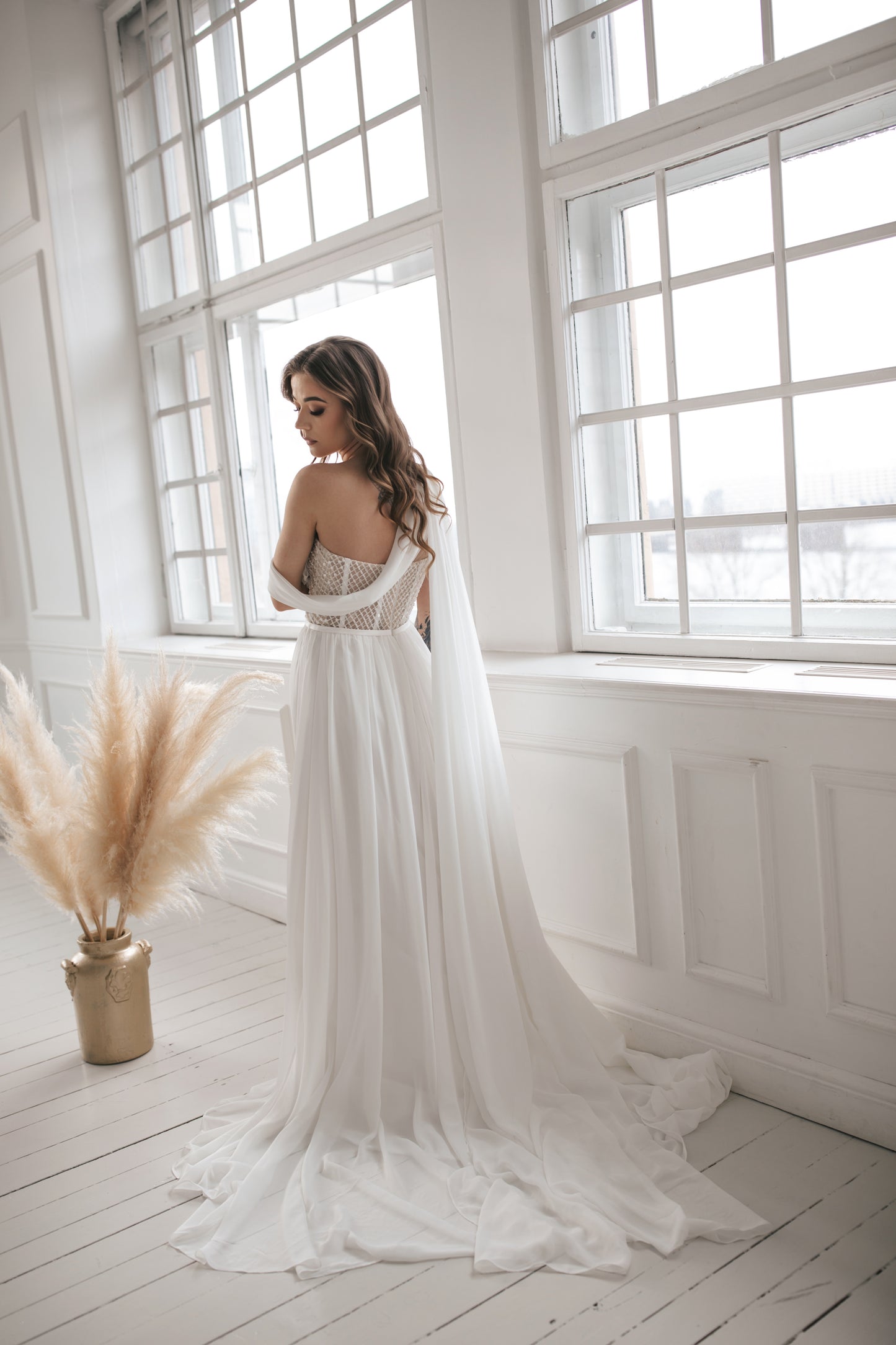 Bohemian Goddess Wedding Dress