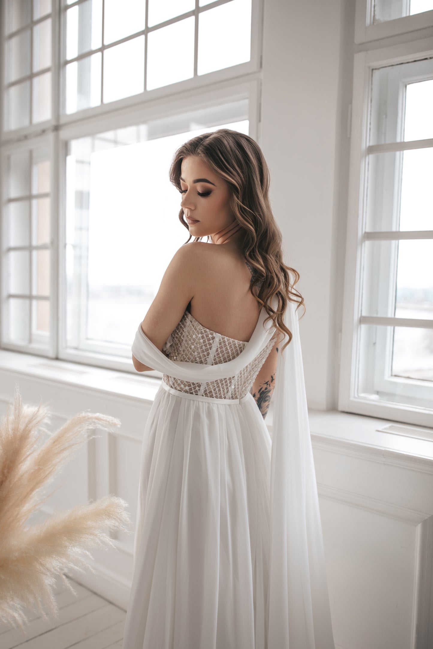 Bohemian Goddess Wedding Dress
