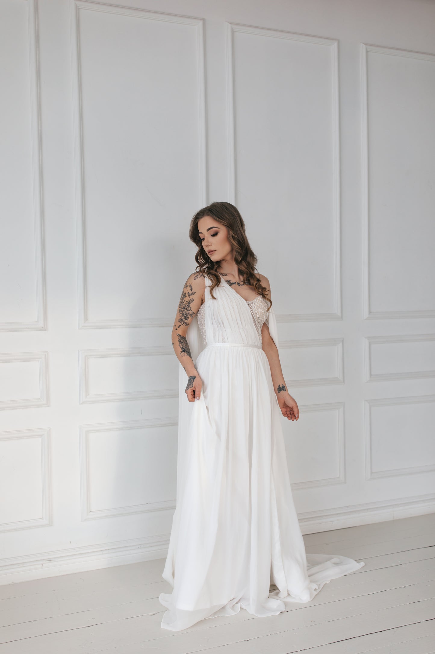 Bohemian Goddess Wedding Dress