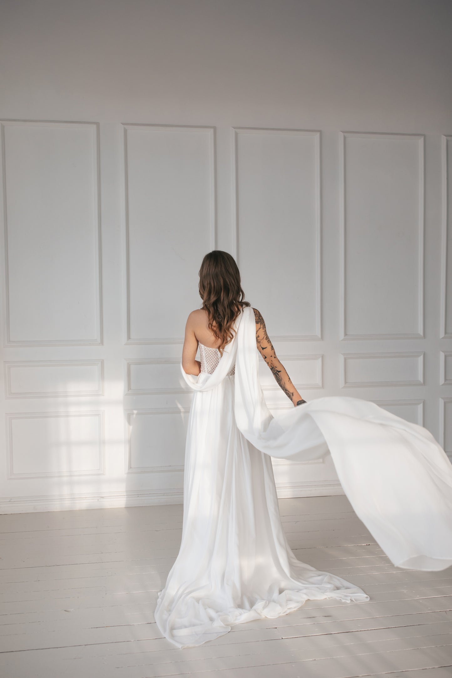 Bohemian Goddess Wedding Dress