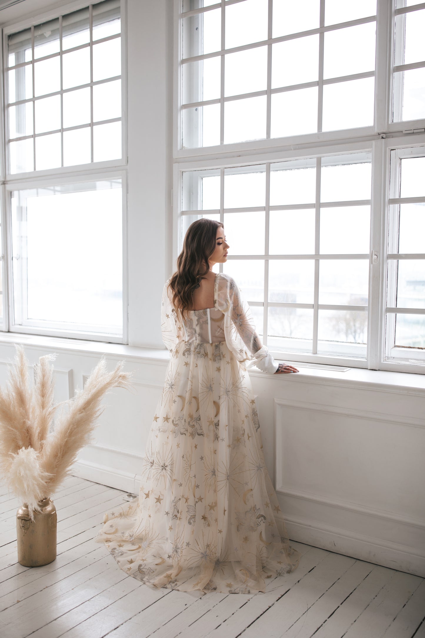 Celestial Gown With Stars
