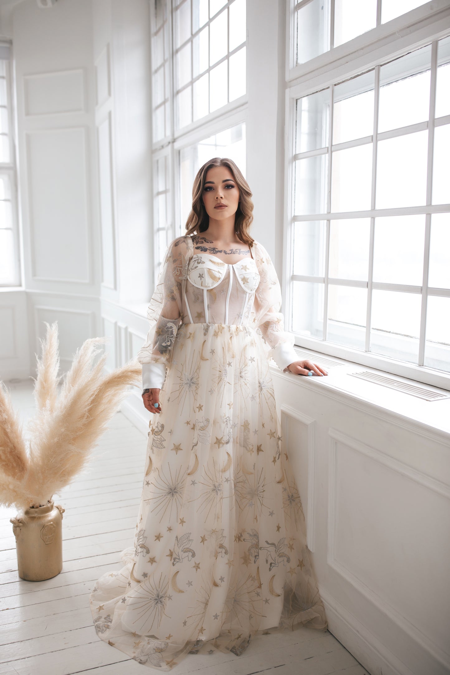 Celestial Gown With Stars