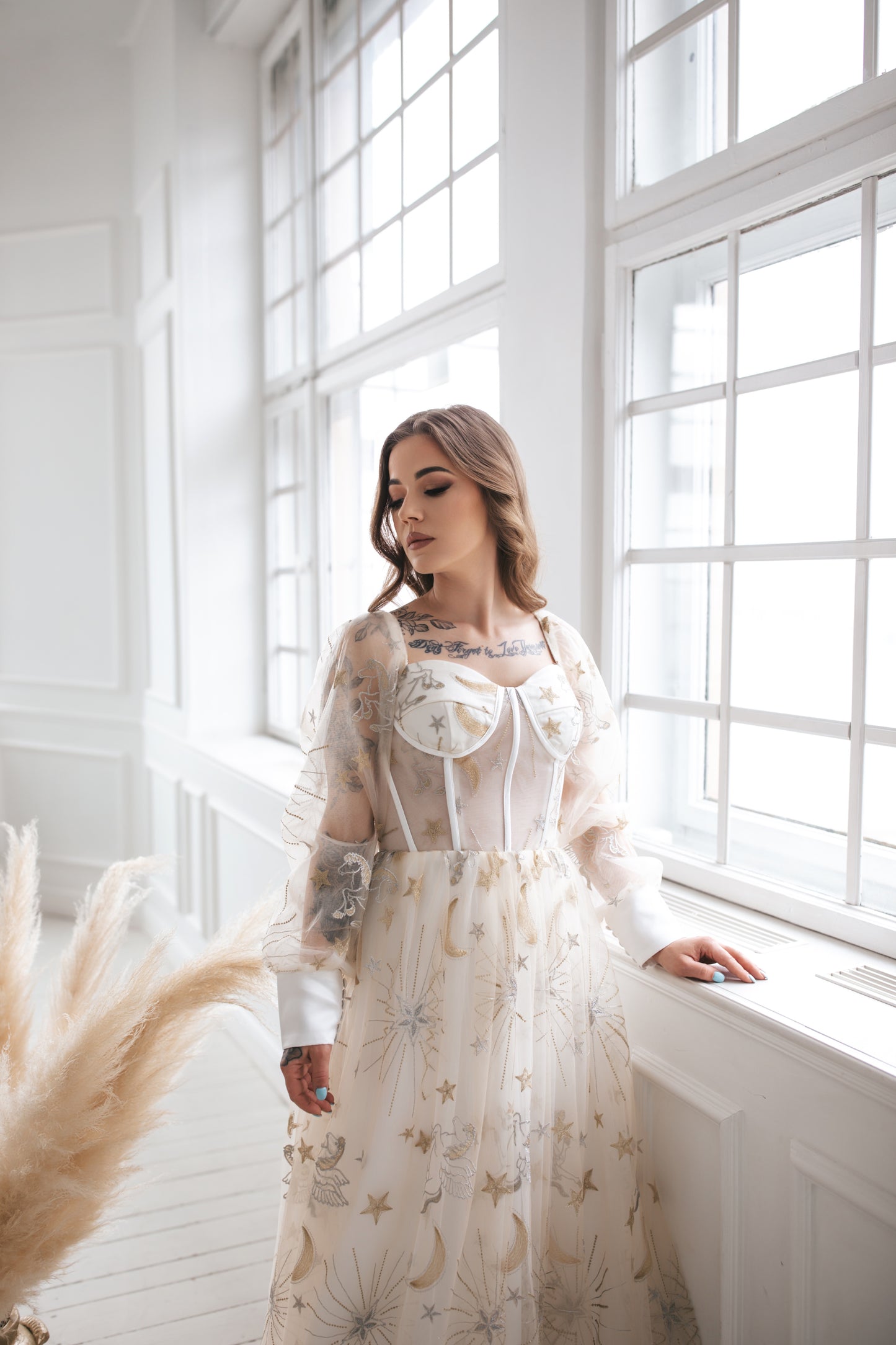 Celestial Gown With Stars