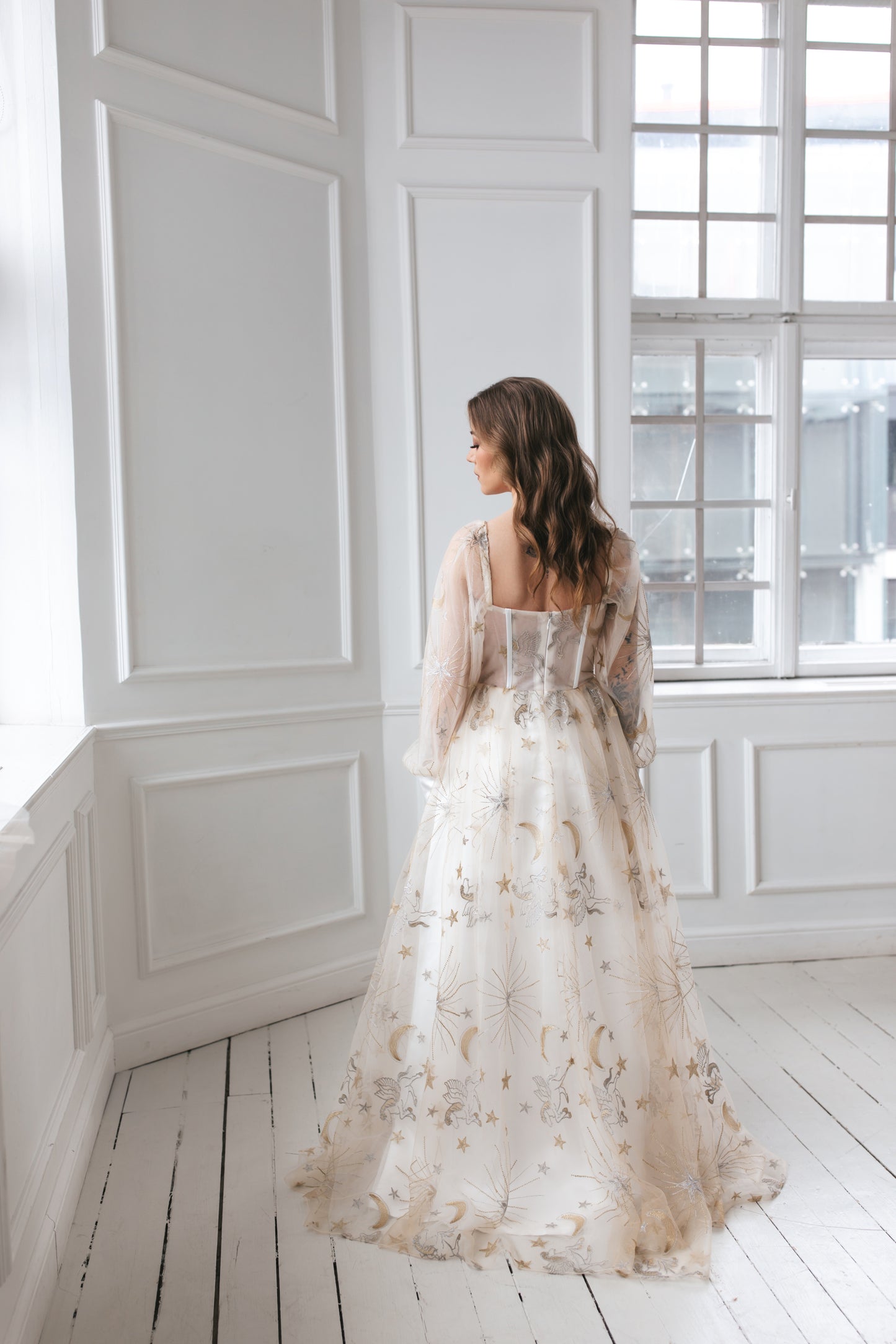 Celestial Gown With Stars