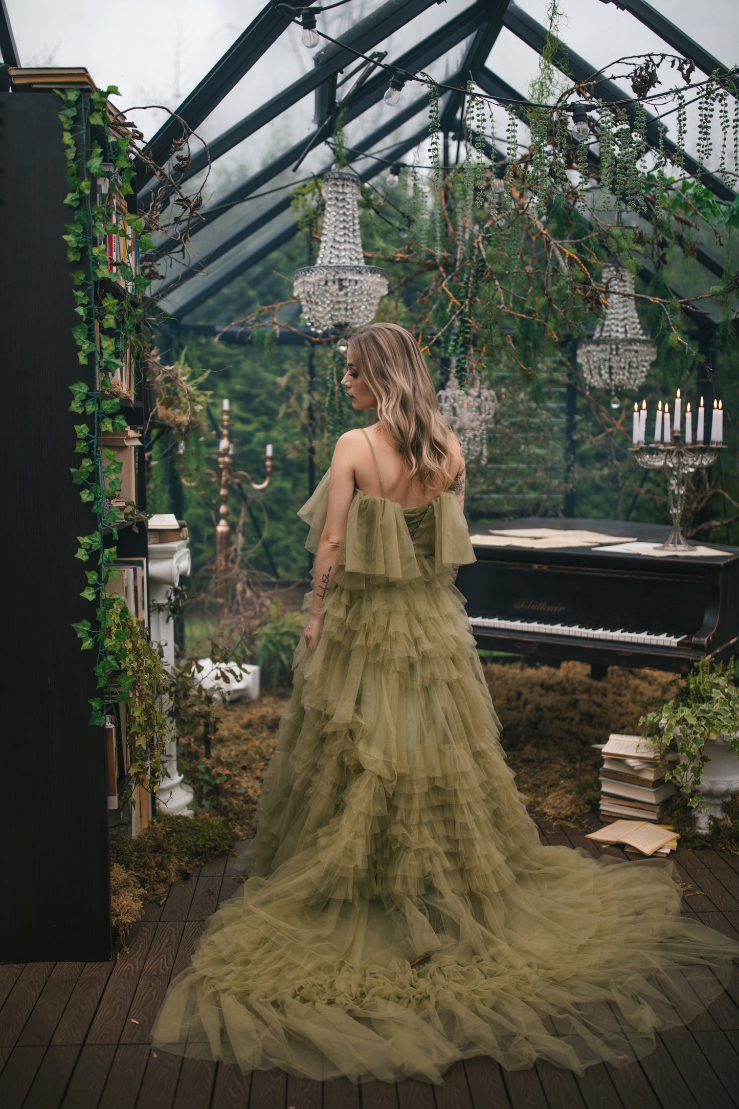 Green Forest Fairy Gown