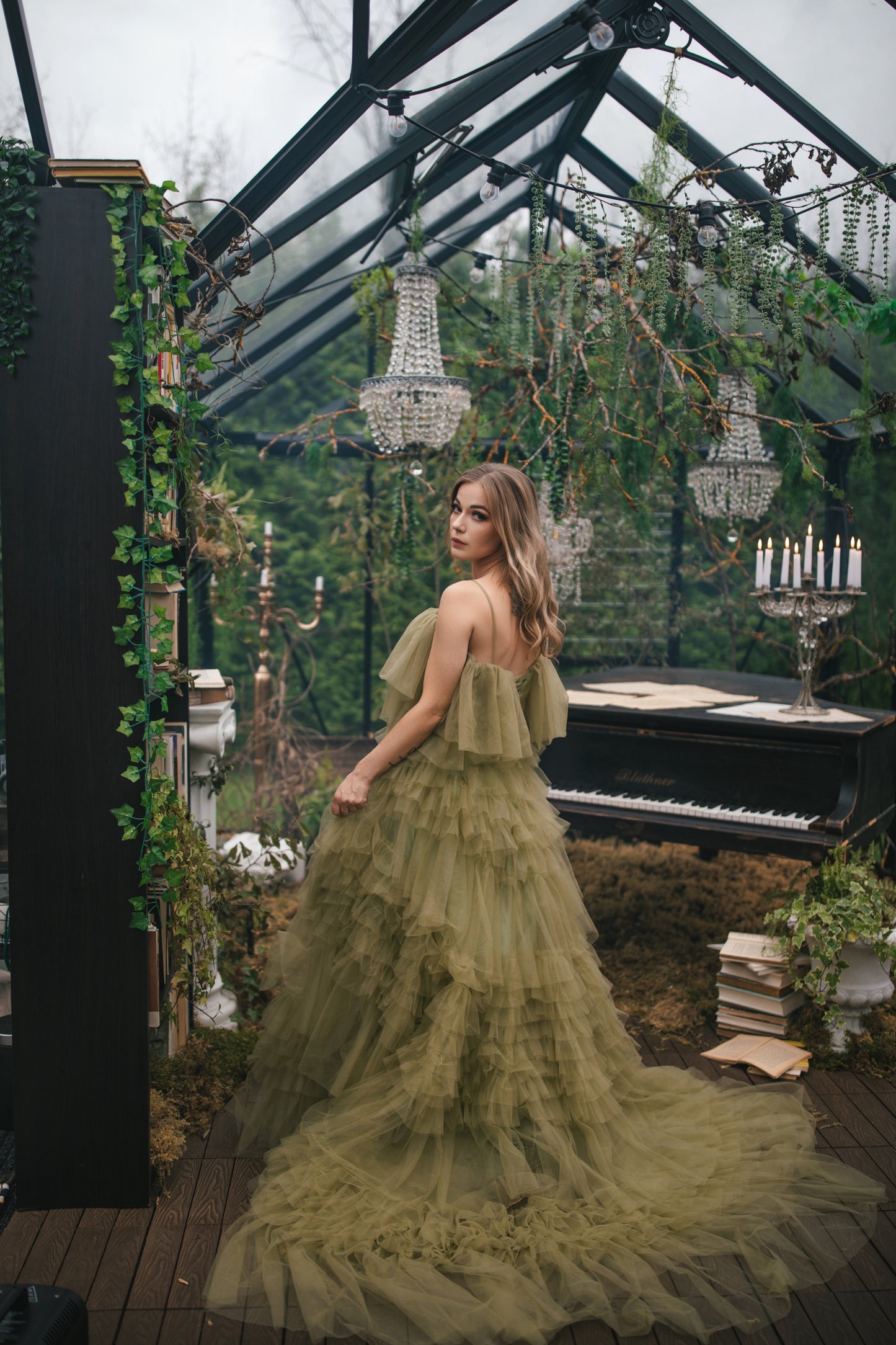 Green Forest Fairy Gown