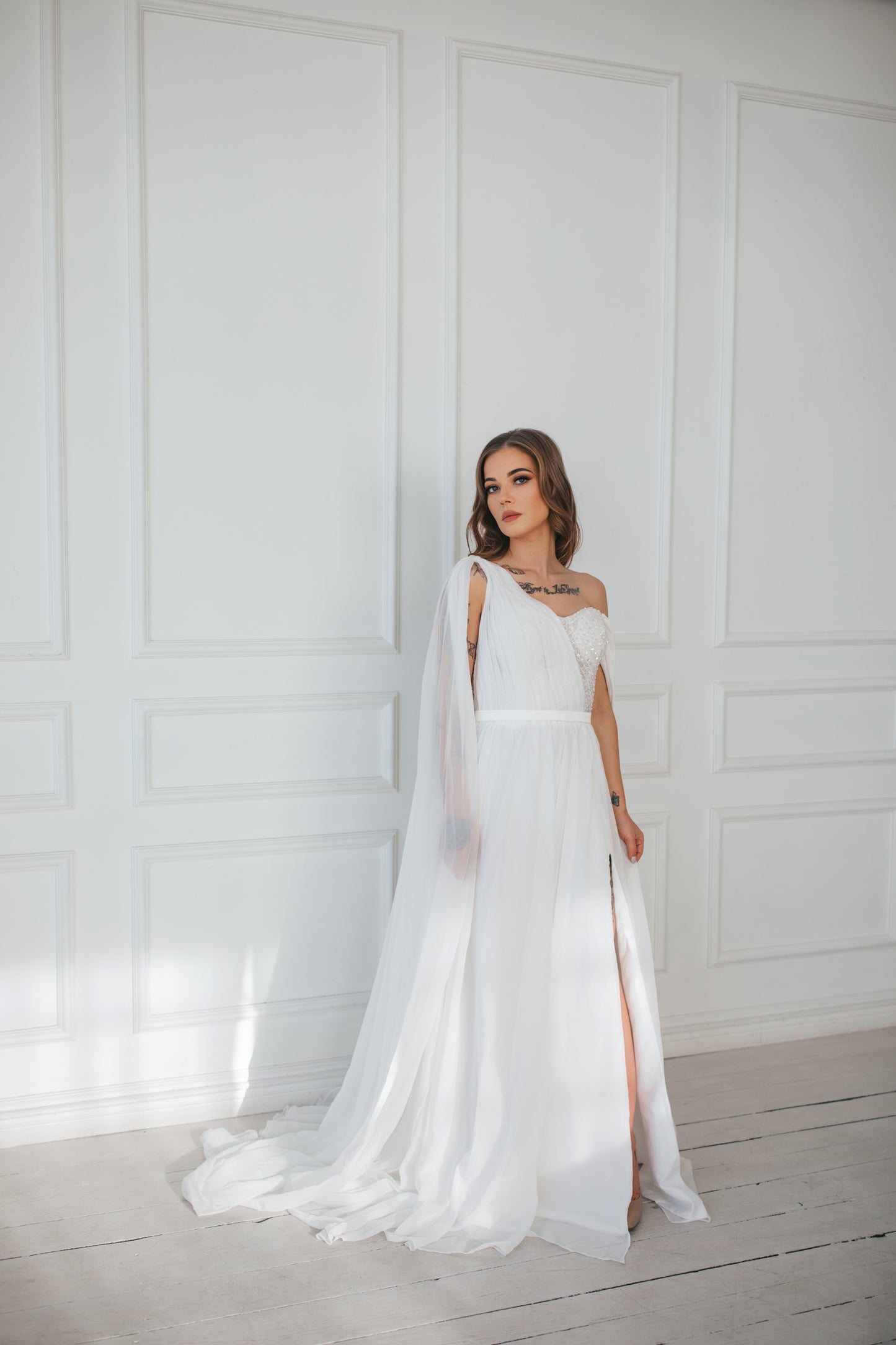 Goddess Beach Wedding Dress
