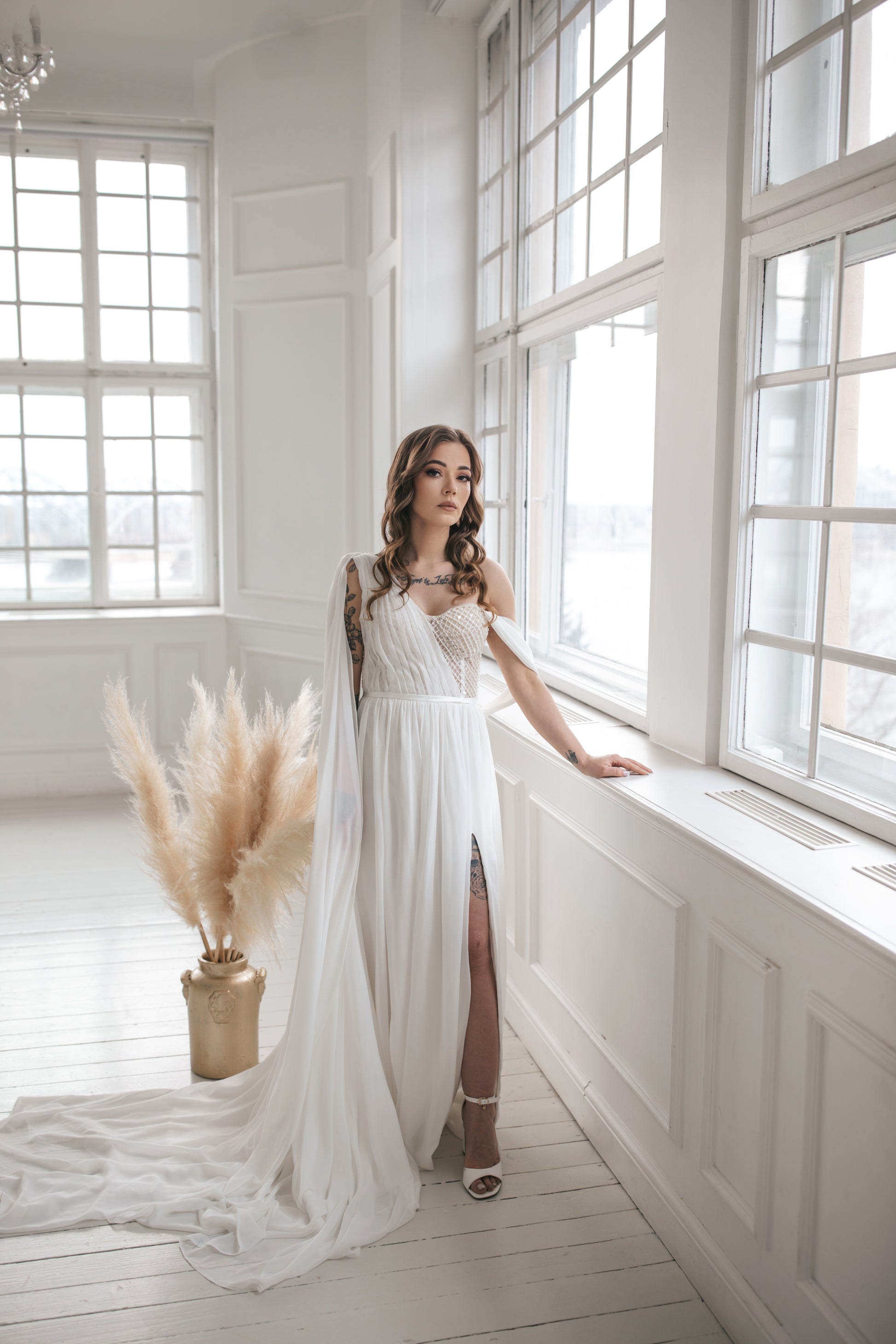 Bohemian Goddess Wedding Dress – Dreamydresshouse Bohemian Goddess Wedding Dress – Dreamydresshouse