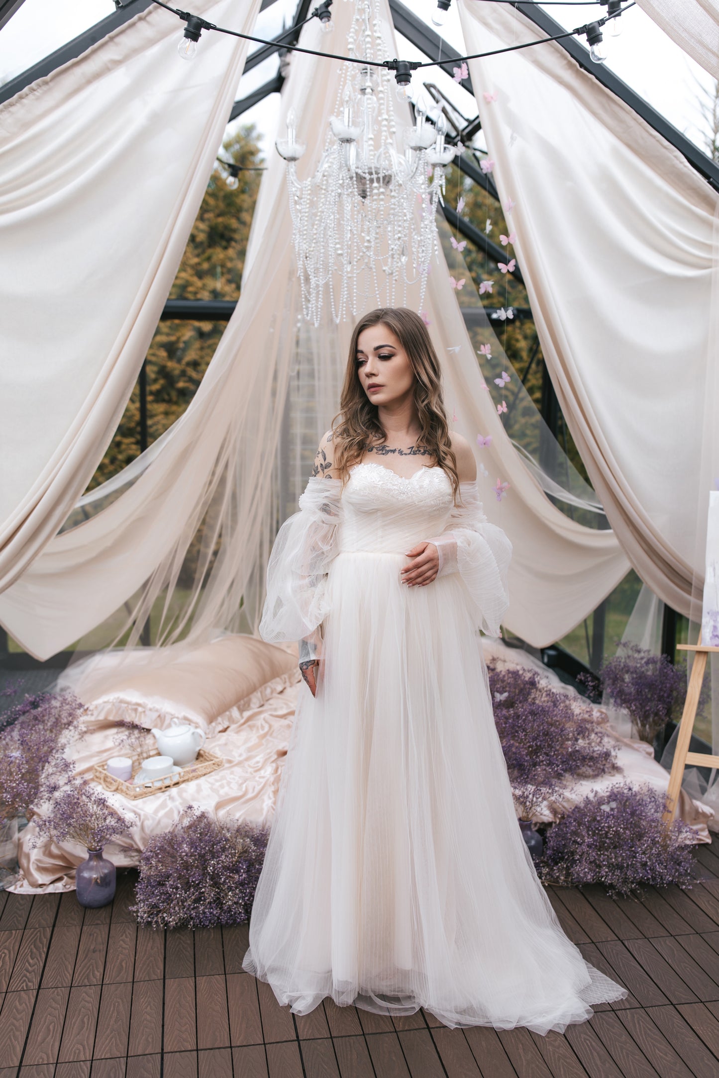 Bohemian Princess Wedding Gown
