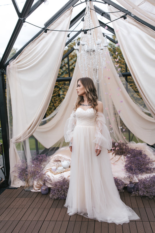 Bohemian Princess Wedding Gown