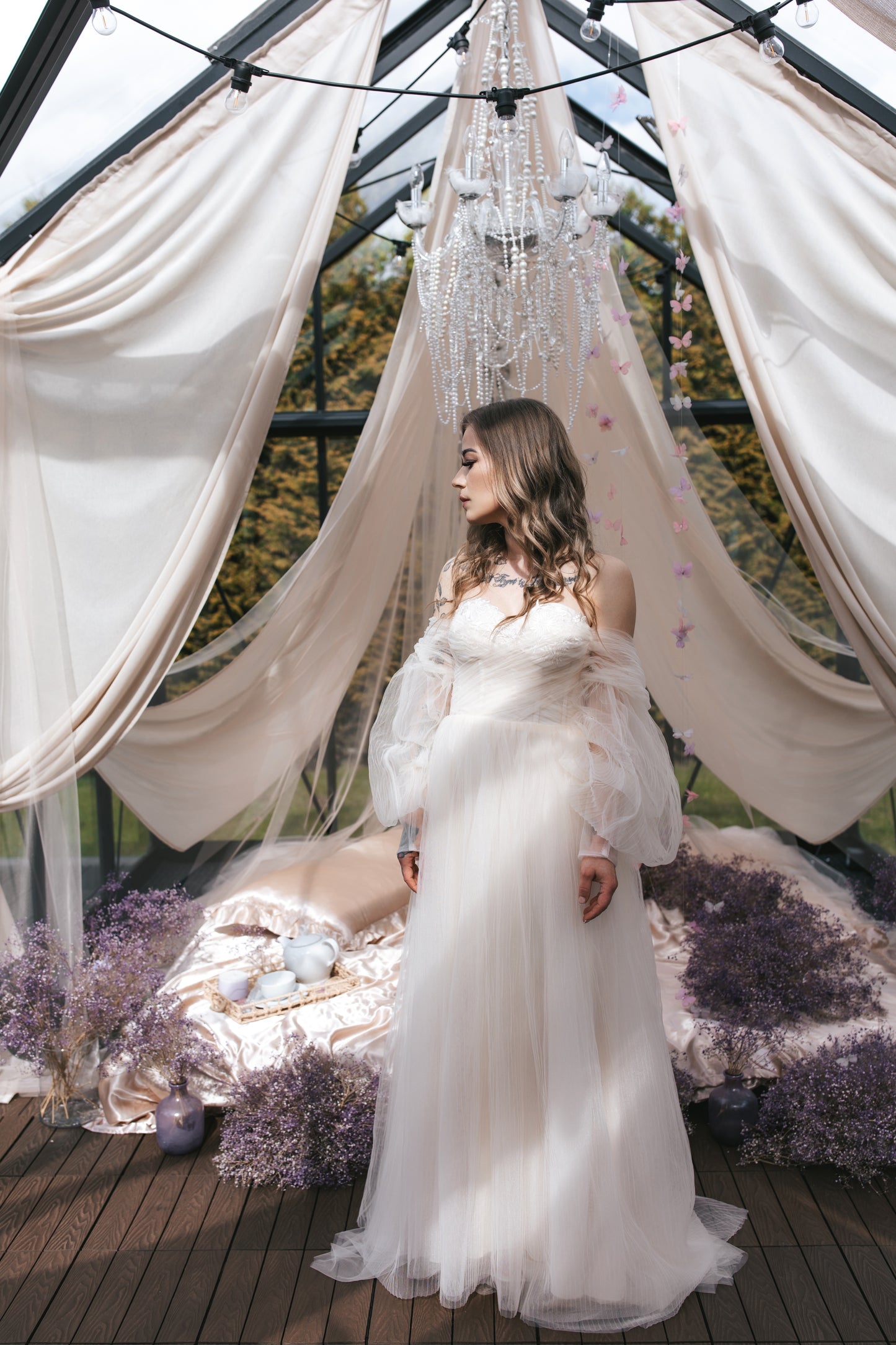 Bohemian Princess Wedding Gown