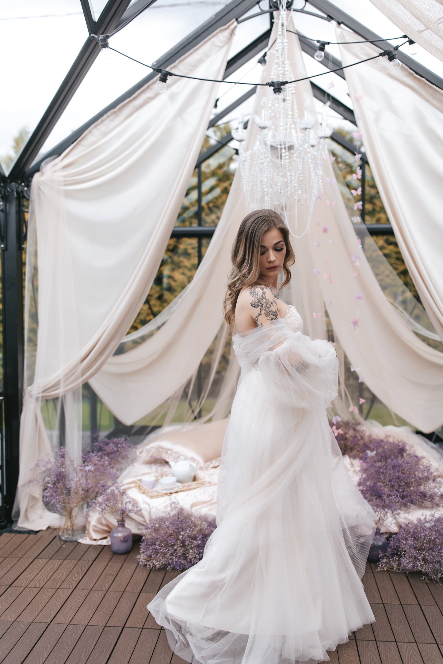 Bohemian Princess Wedding Gown