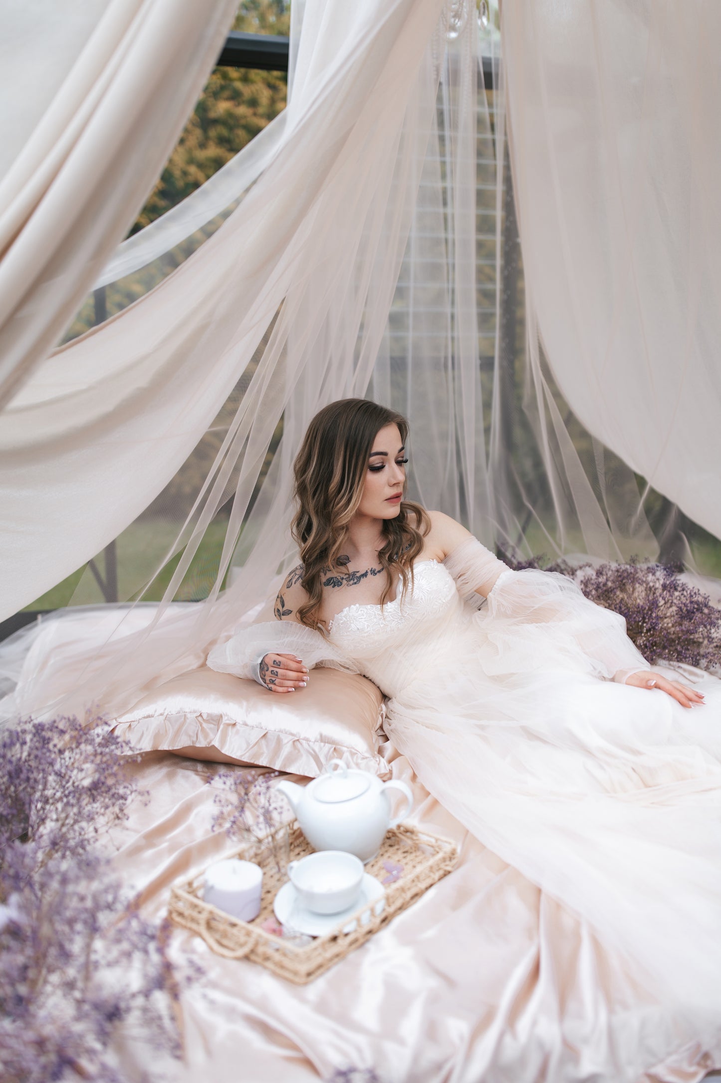Bohemian Princess Wedding Gown
