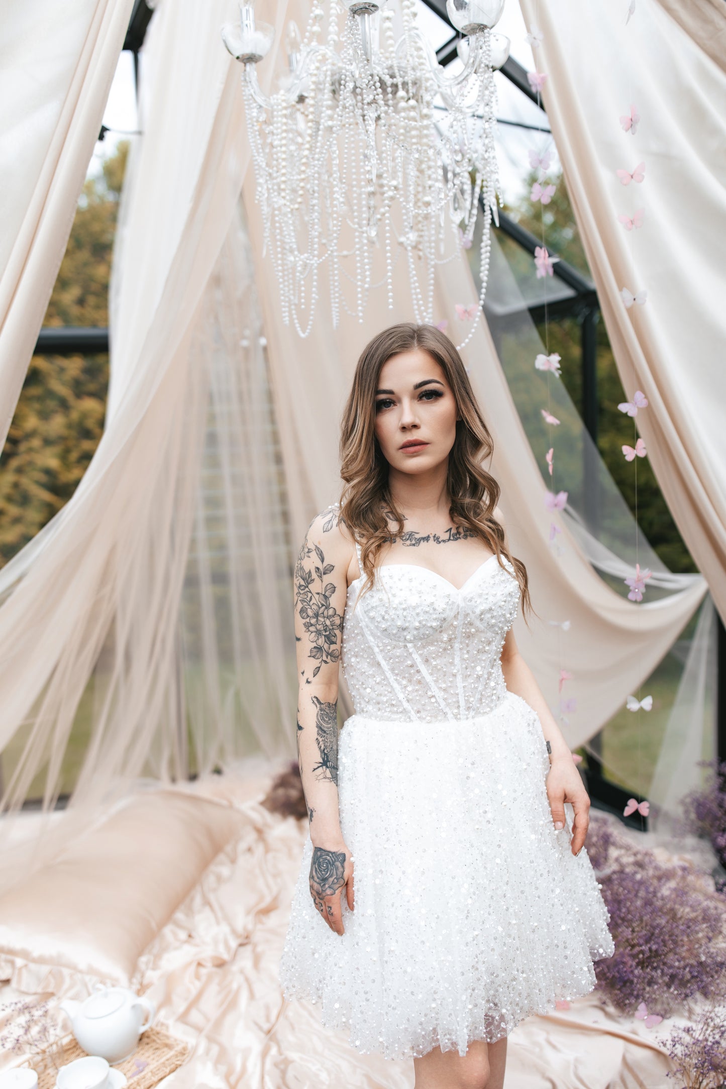 Diamond Dust Mini Gown