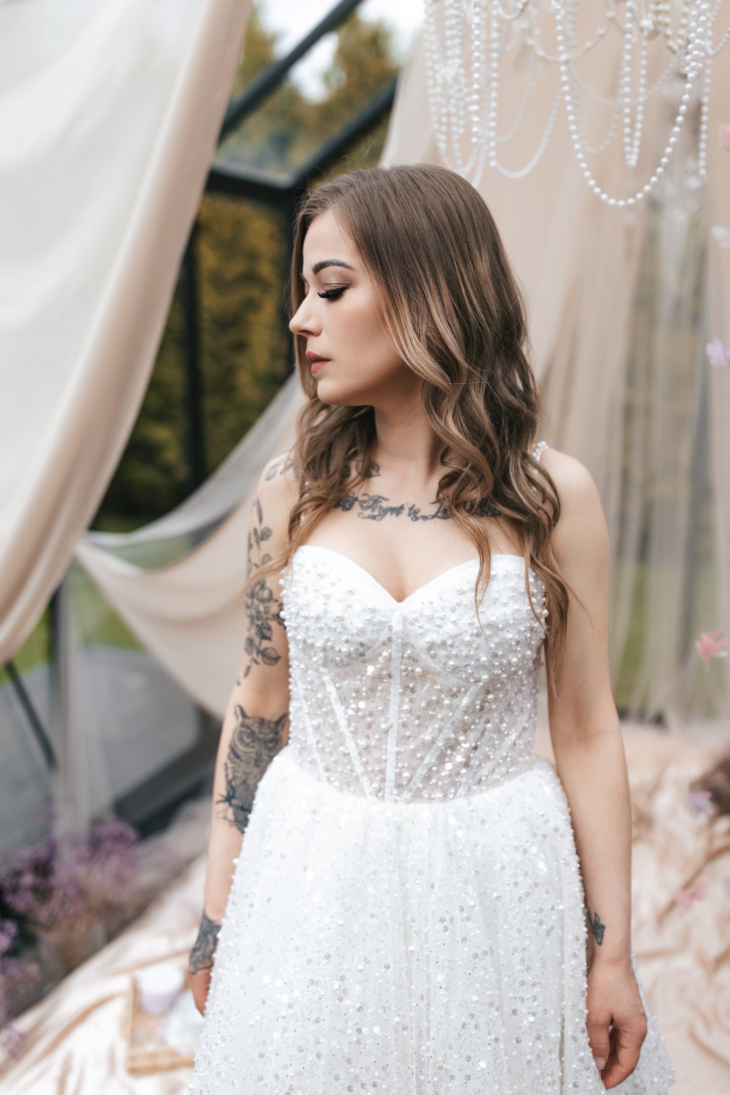 Diamond Dust Mini Gown