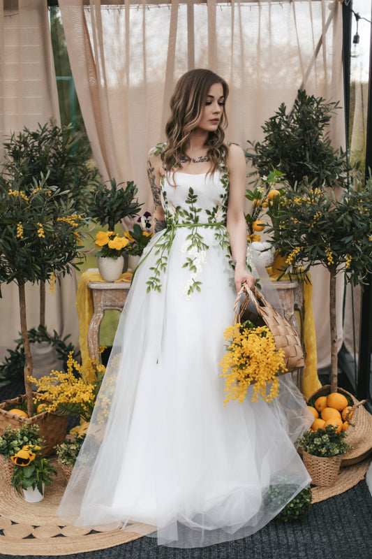 Olive Blossom Gown
