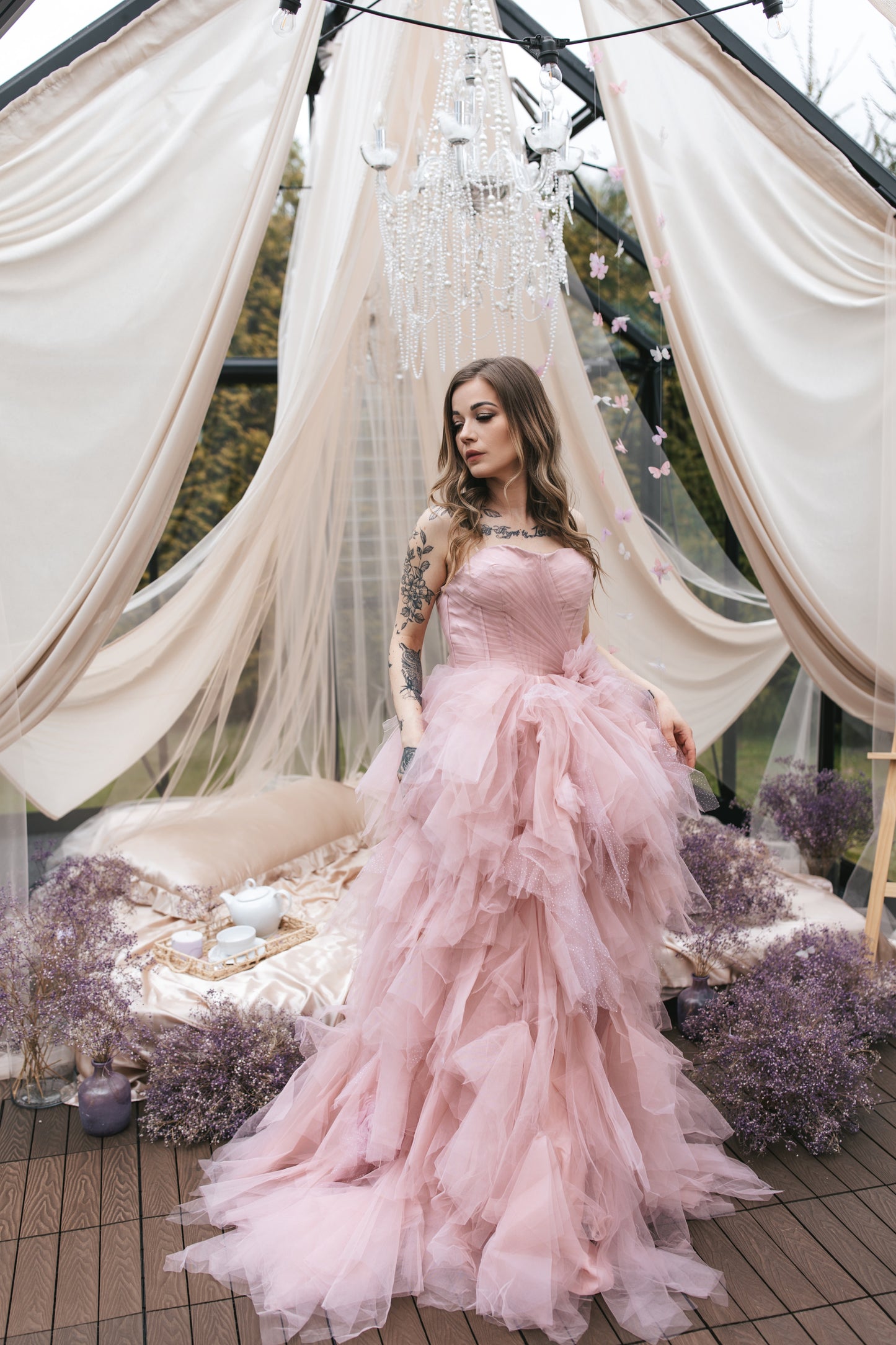 Dusty Rose Fairy Gown