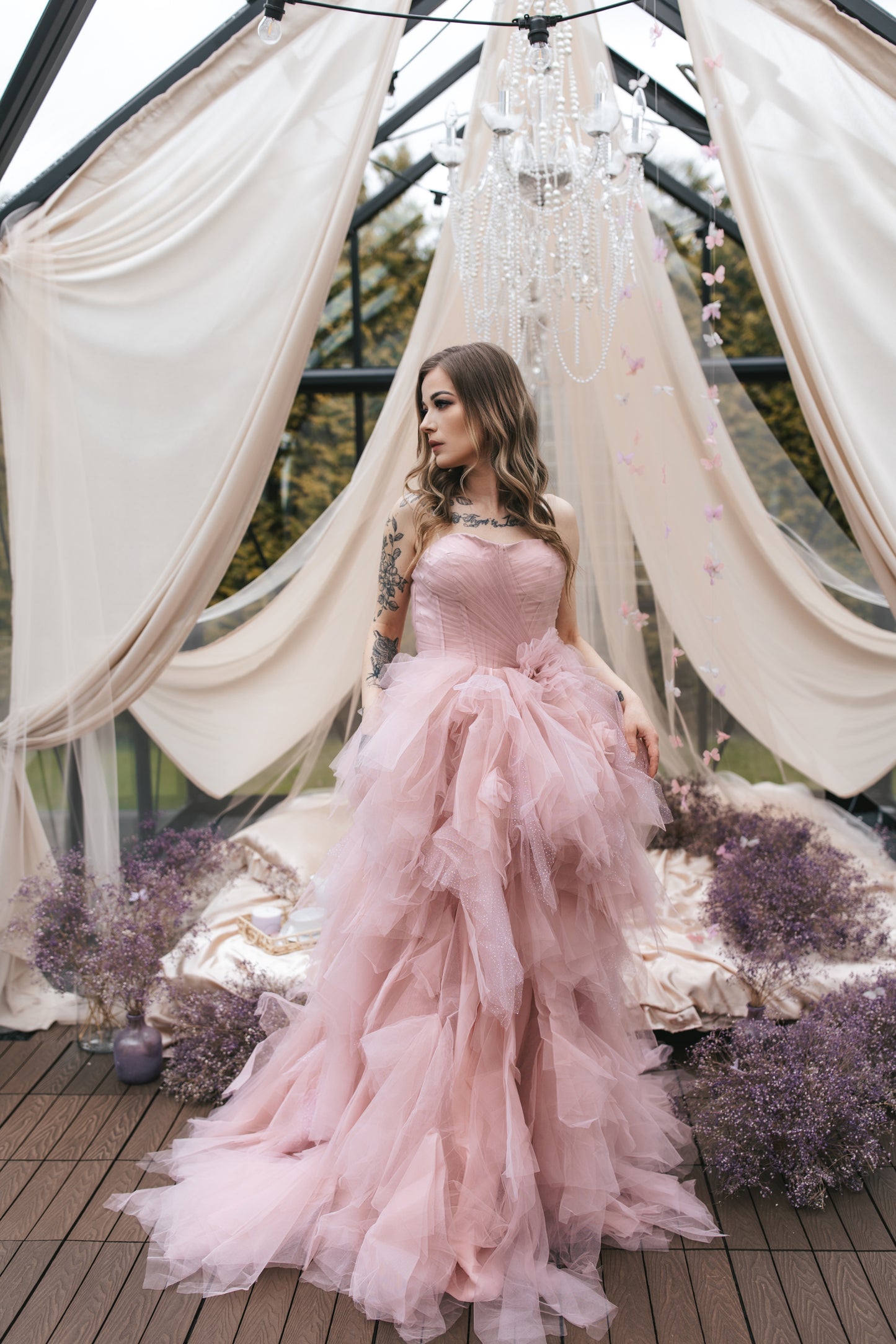 Dusty Rose Fairy Gown