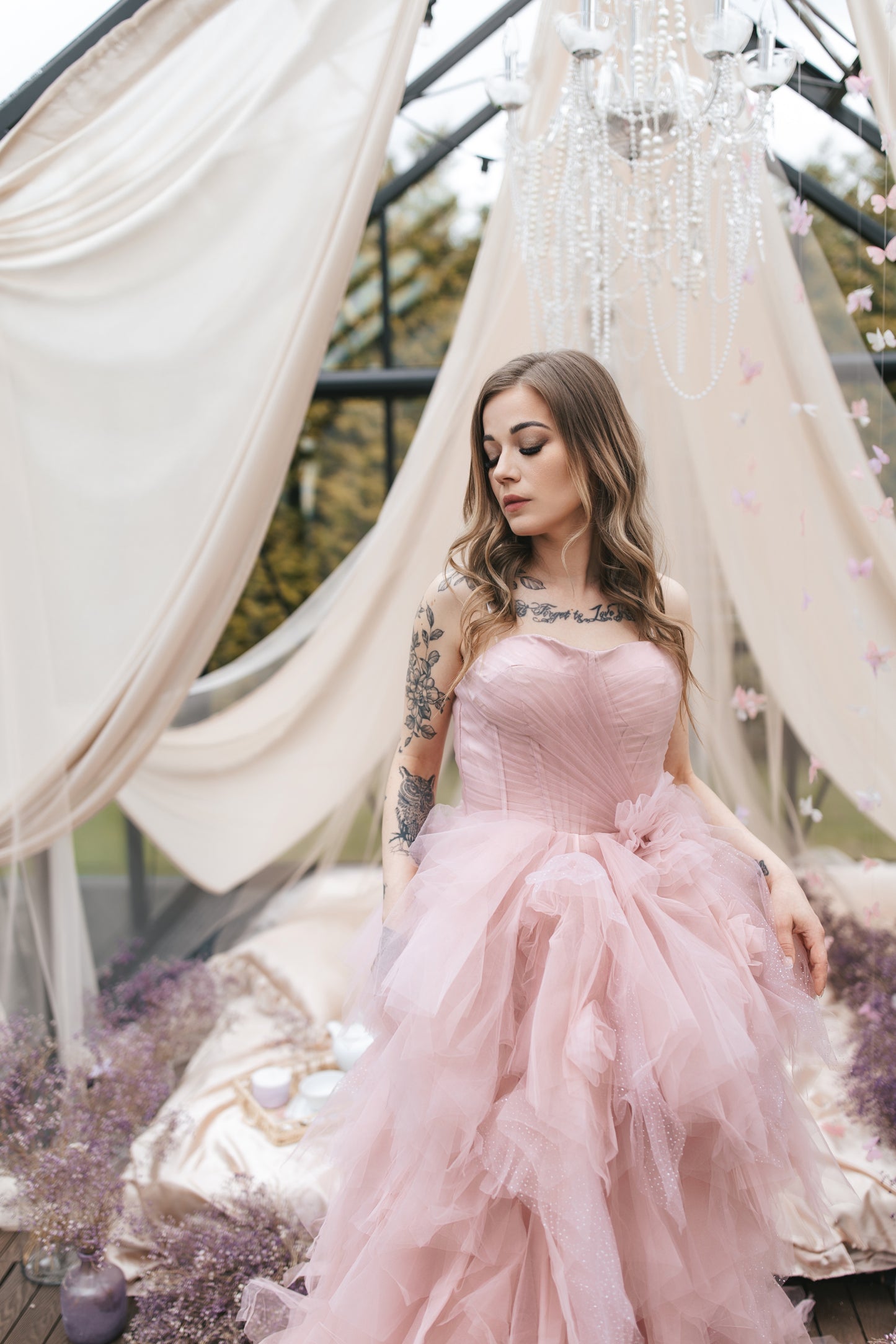 Dusty Rose Fairy Gown