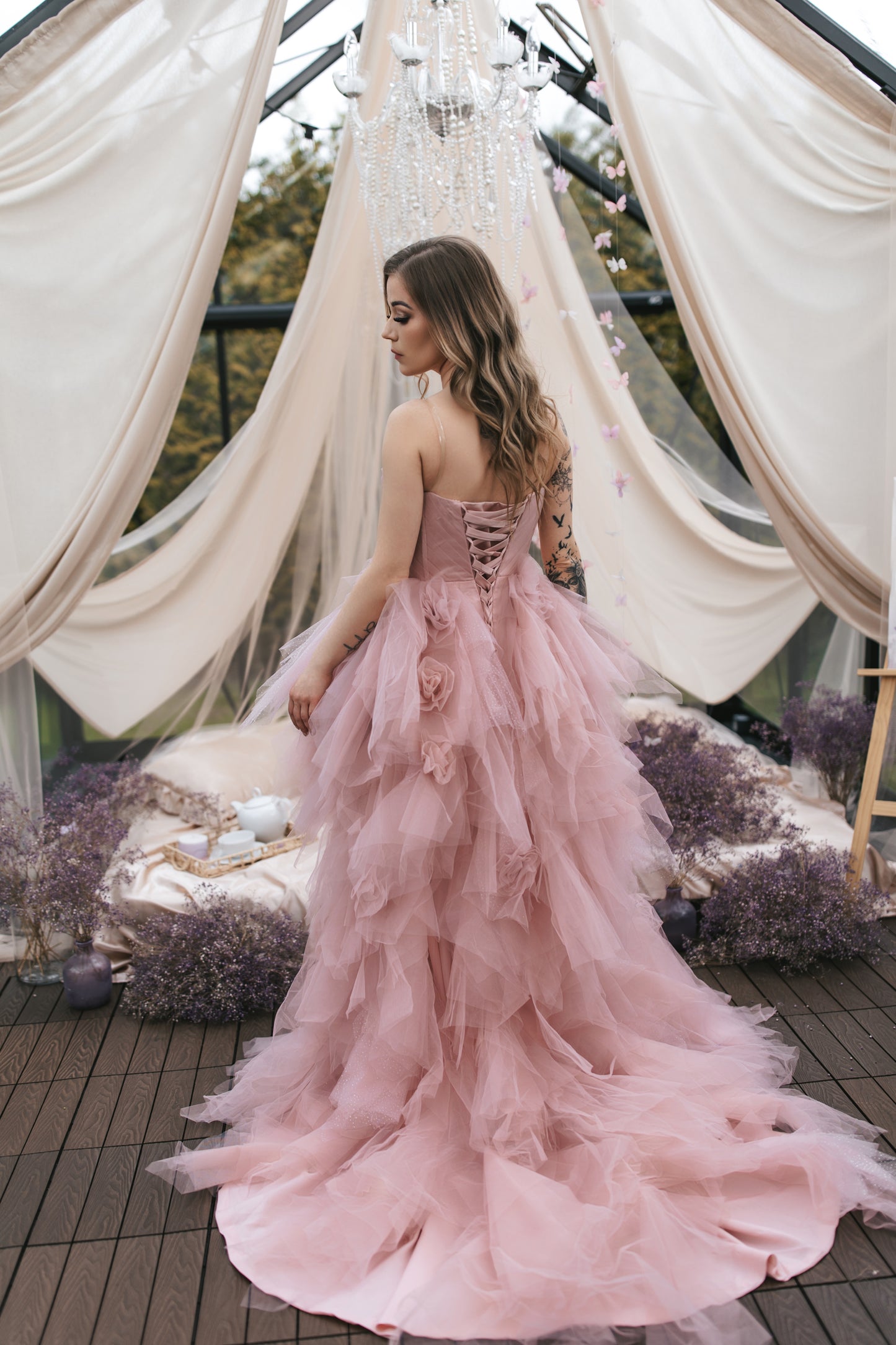 Dusty Rose Fairy Gown