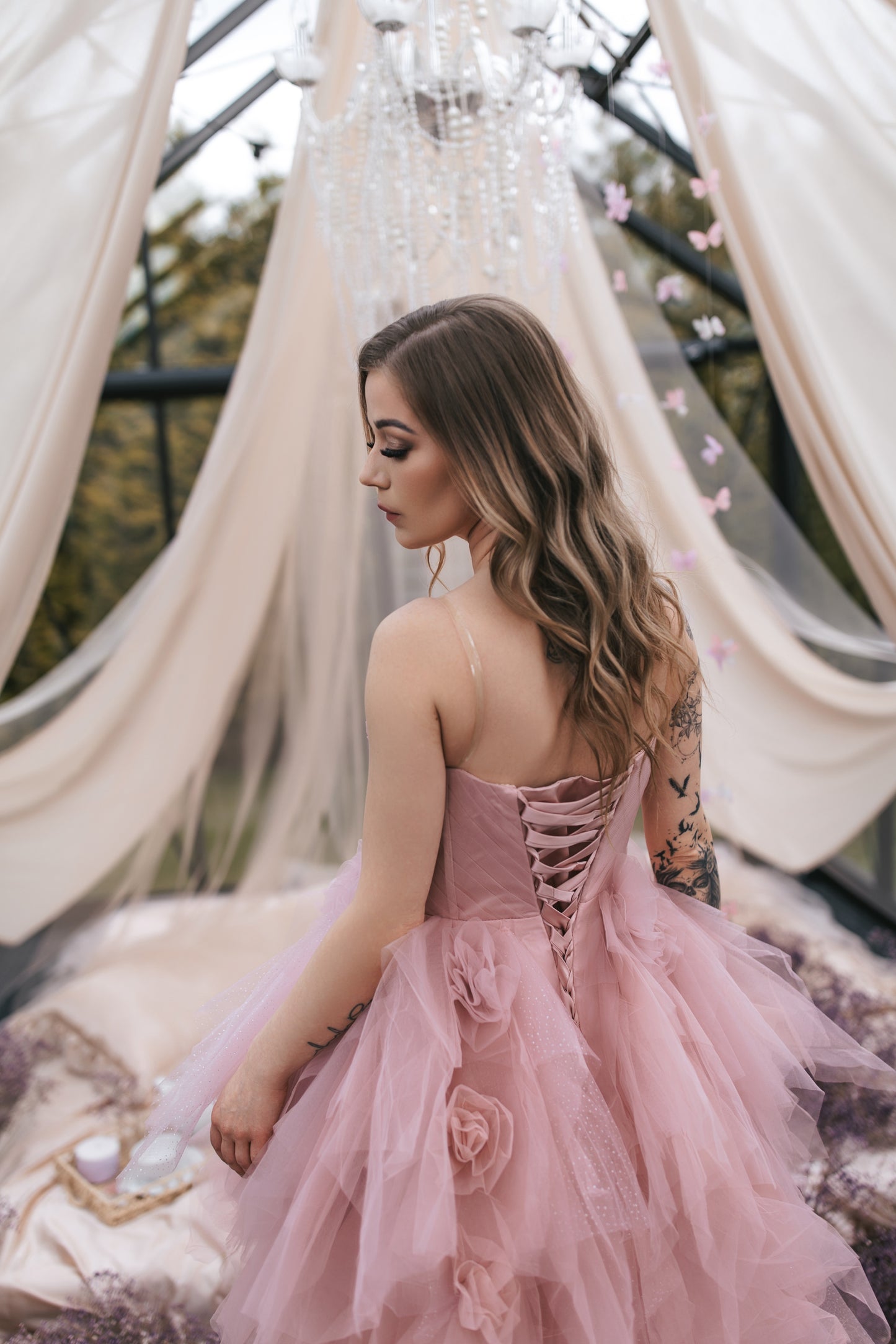 Dusty Rose Fairy Gown