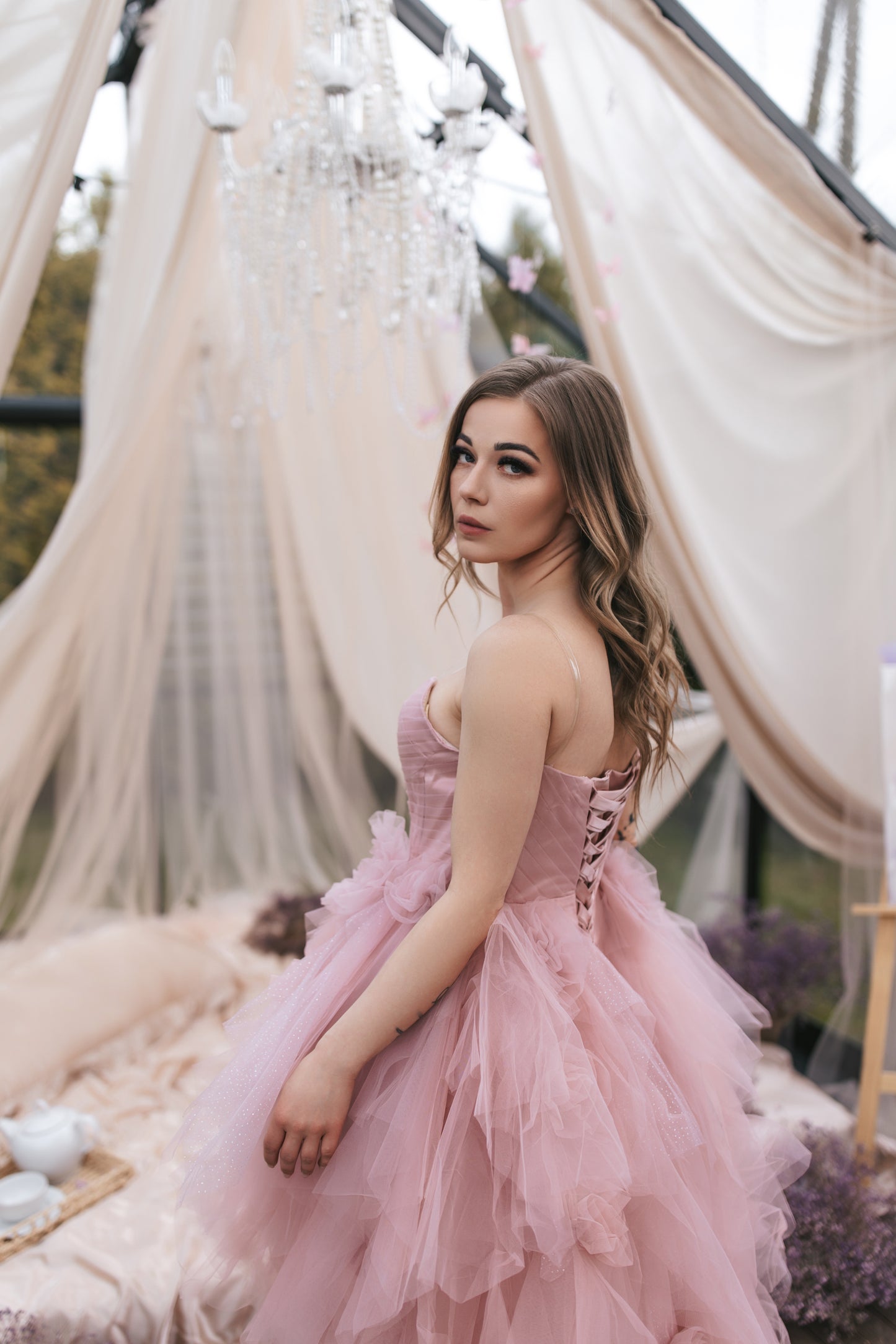 Dusty Rose Fairy Gown