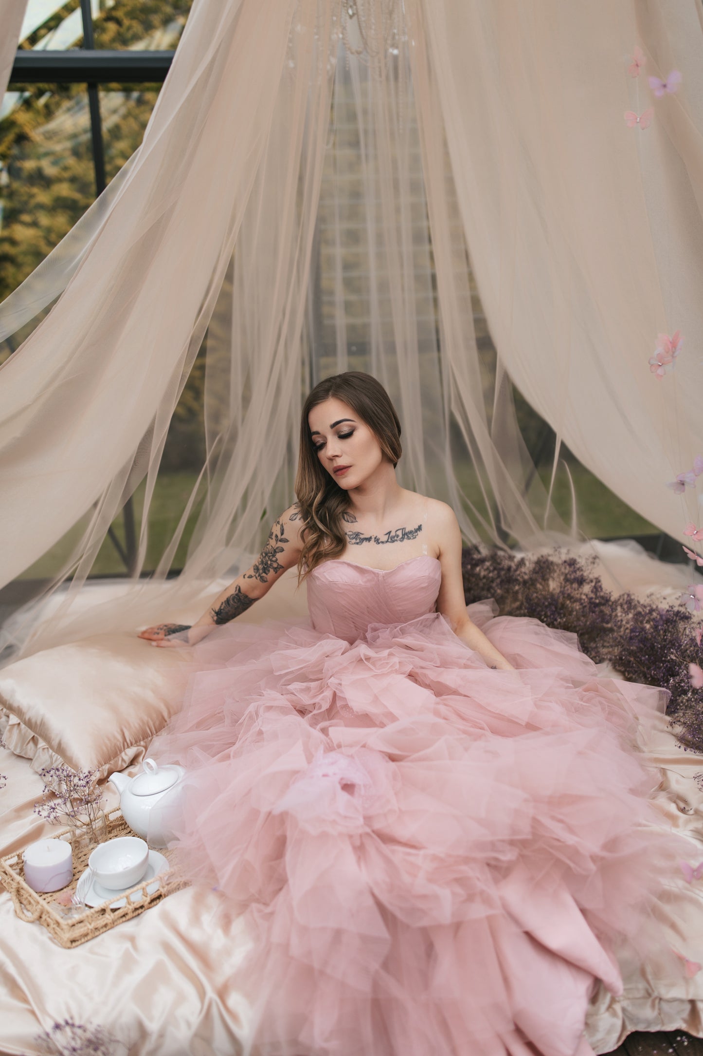 Dusty Rose Fairy Gown