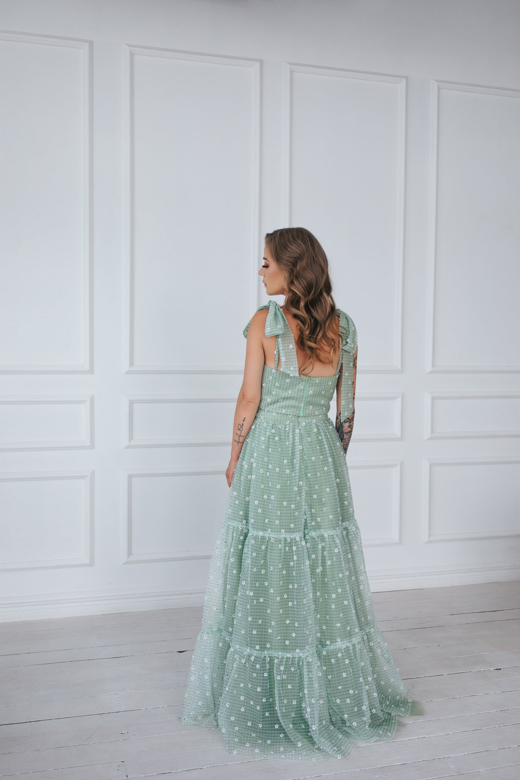 bohemian 2 piece dress Lace Wedding Dress - Bohemian