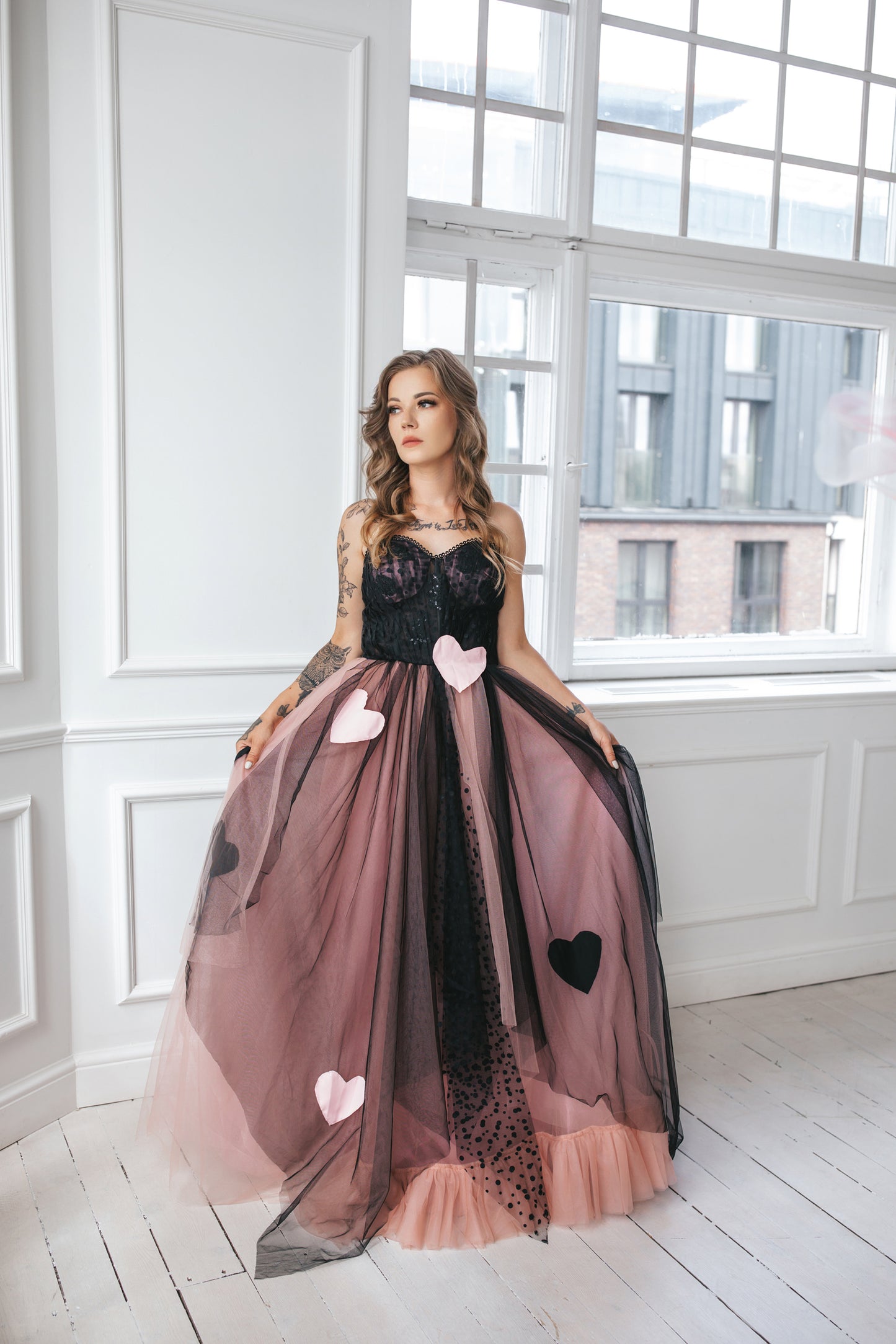 Wonderland Gown With Hearts