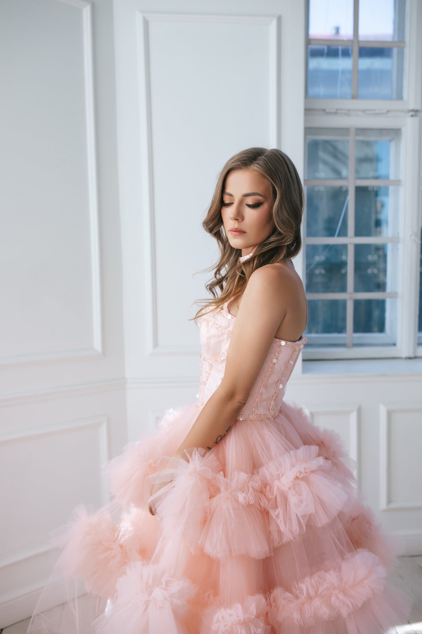 Blush Pink Ballerinas Gown