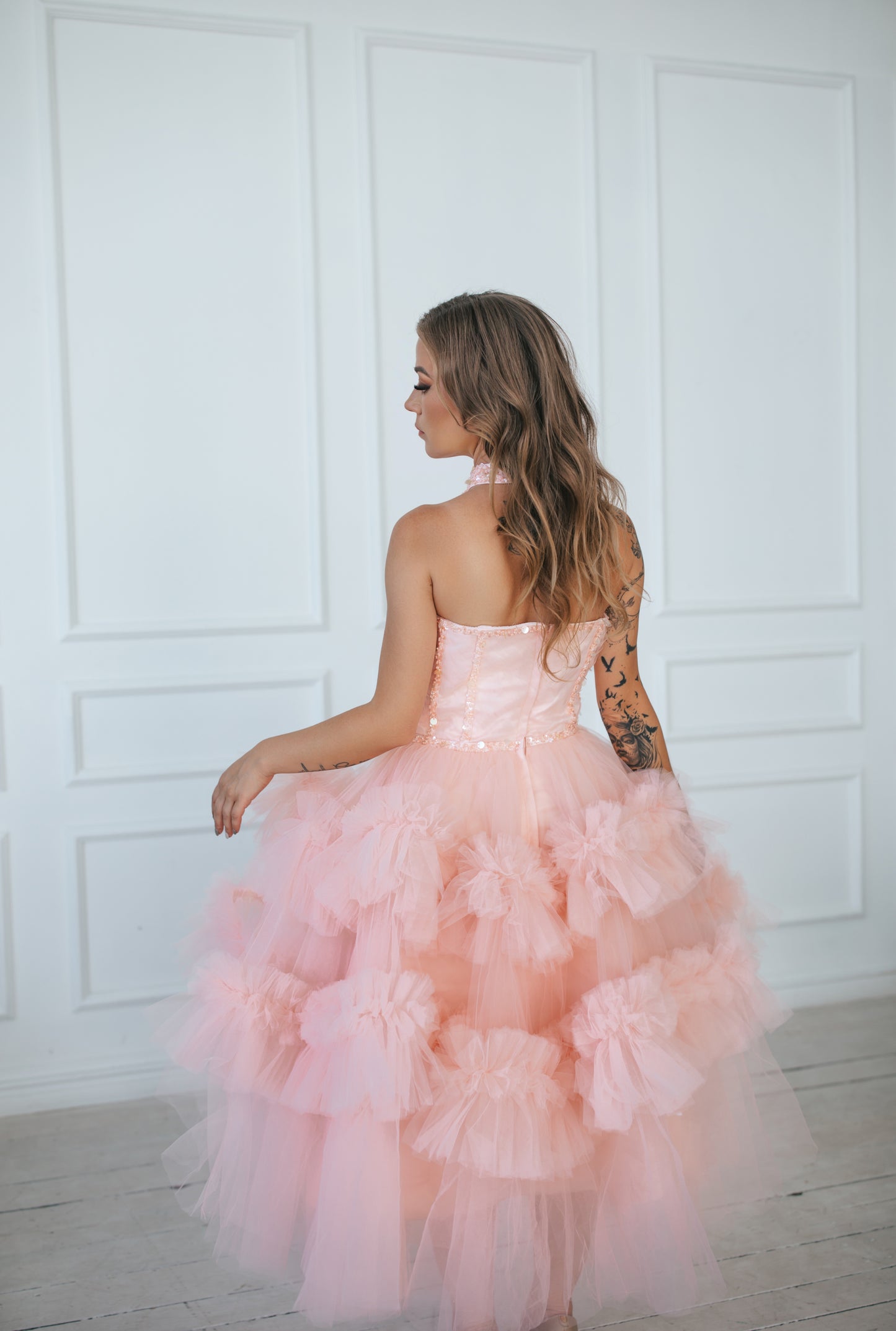 Blush Pink Ballerinas Gown