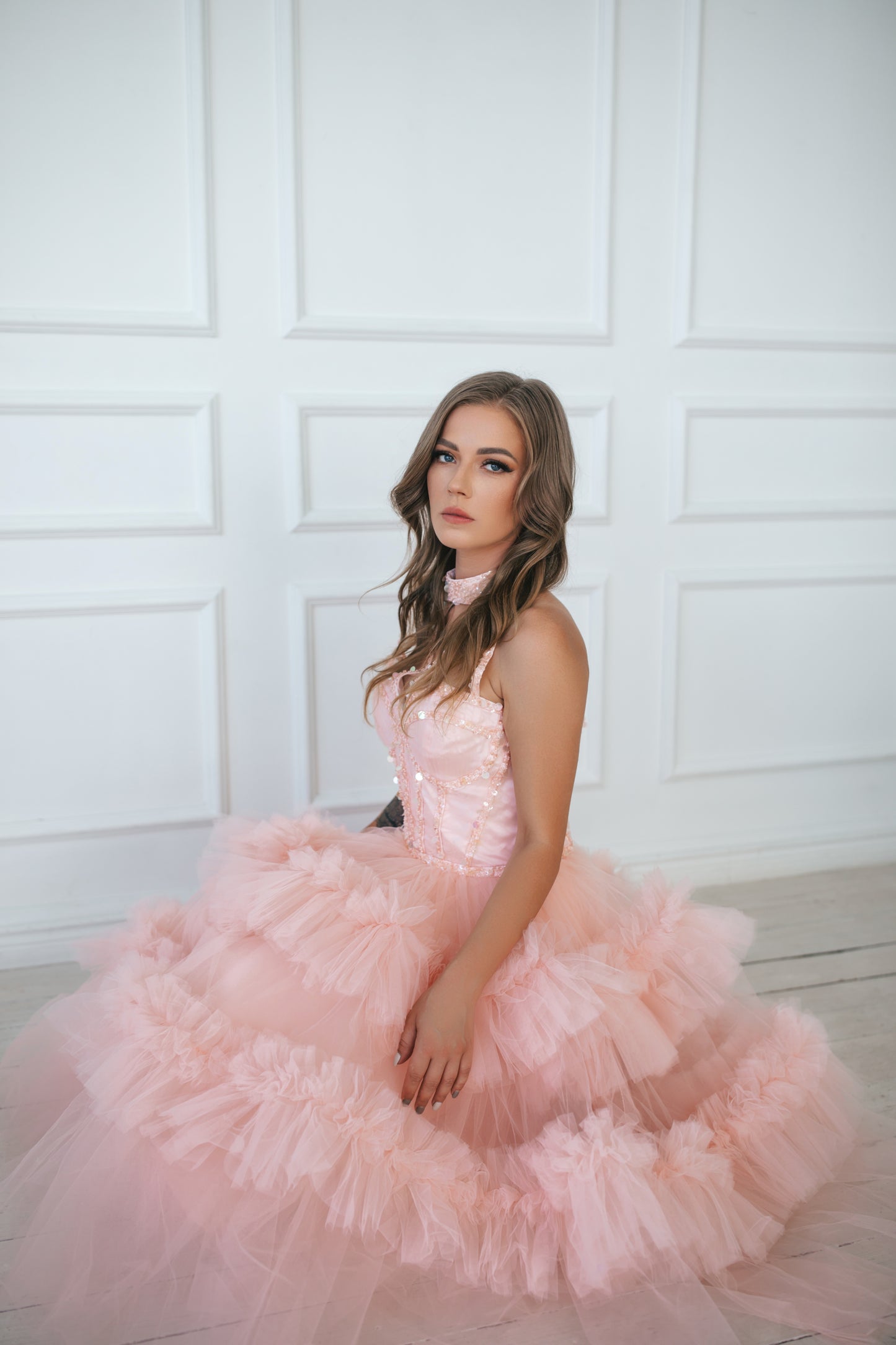 Blush Pink Ballerinas Gown